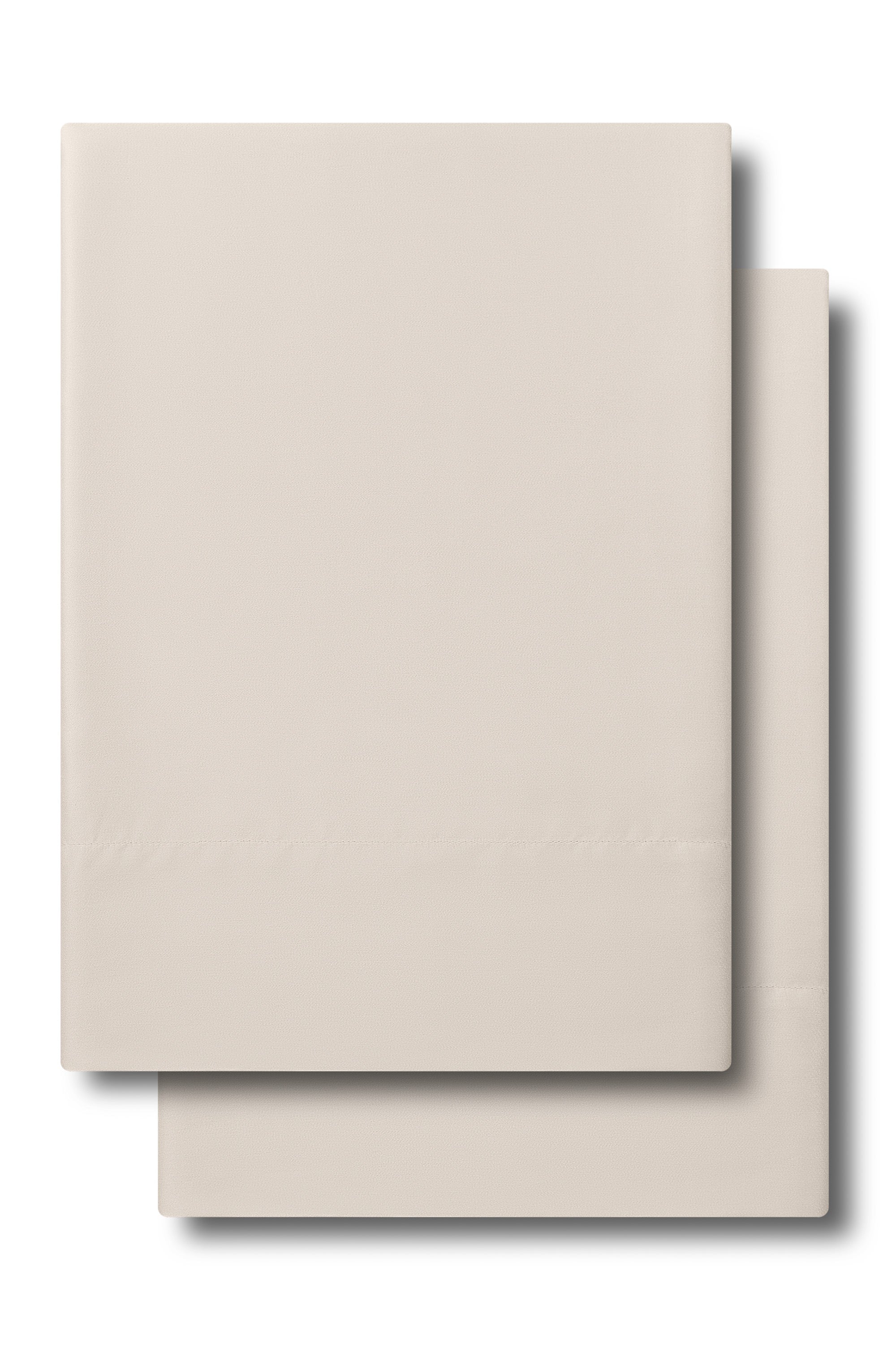 Bamboo Sateen Pillowcase Set in Sand Stone