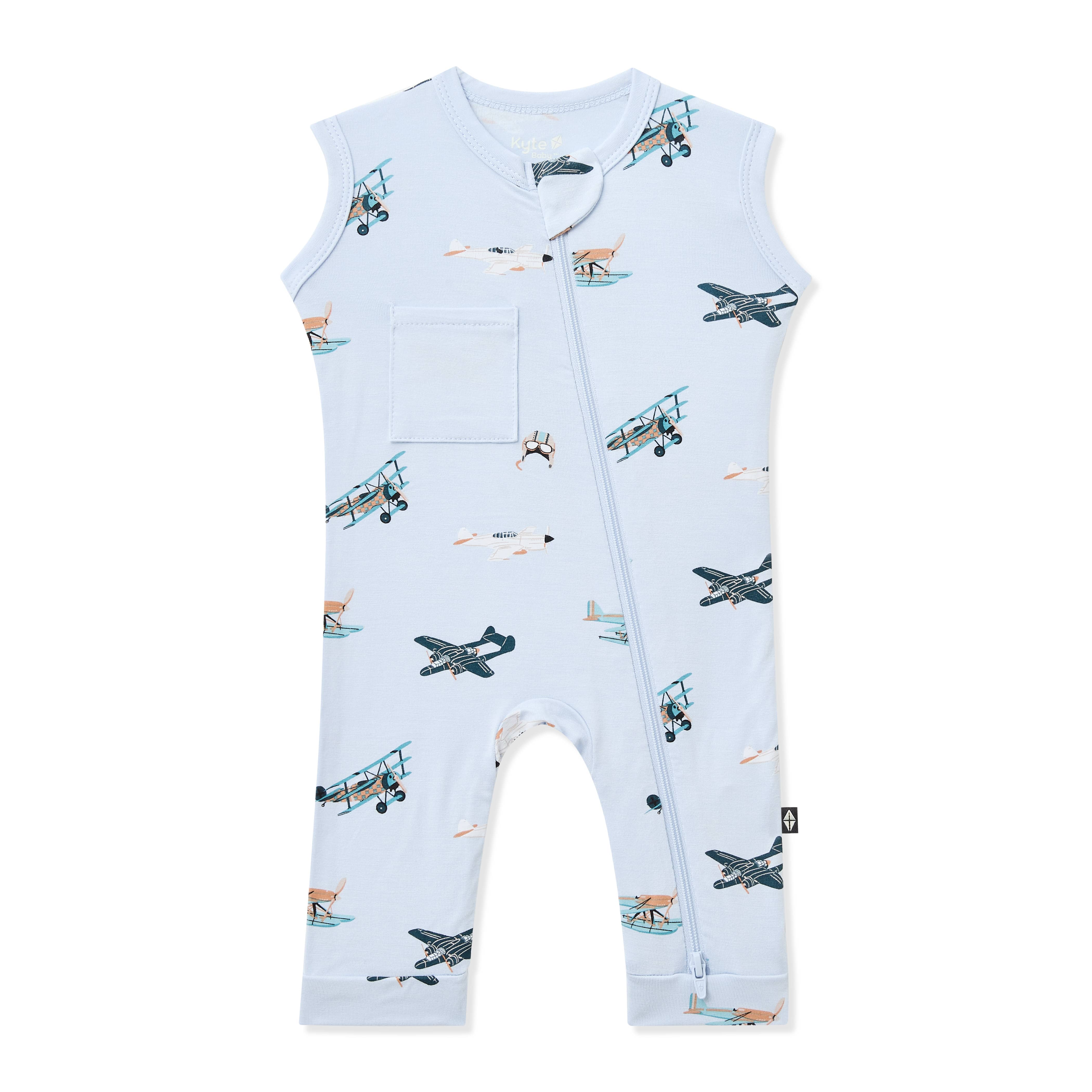 Zippered Sleeveless Romper in Take Off