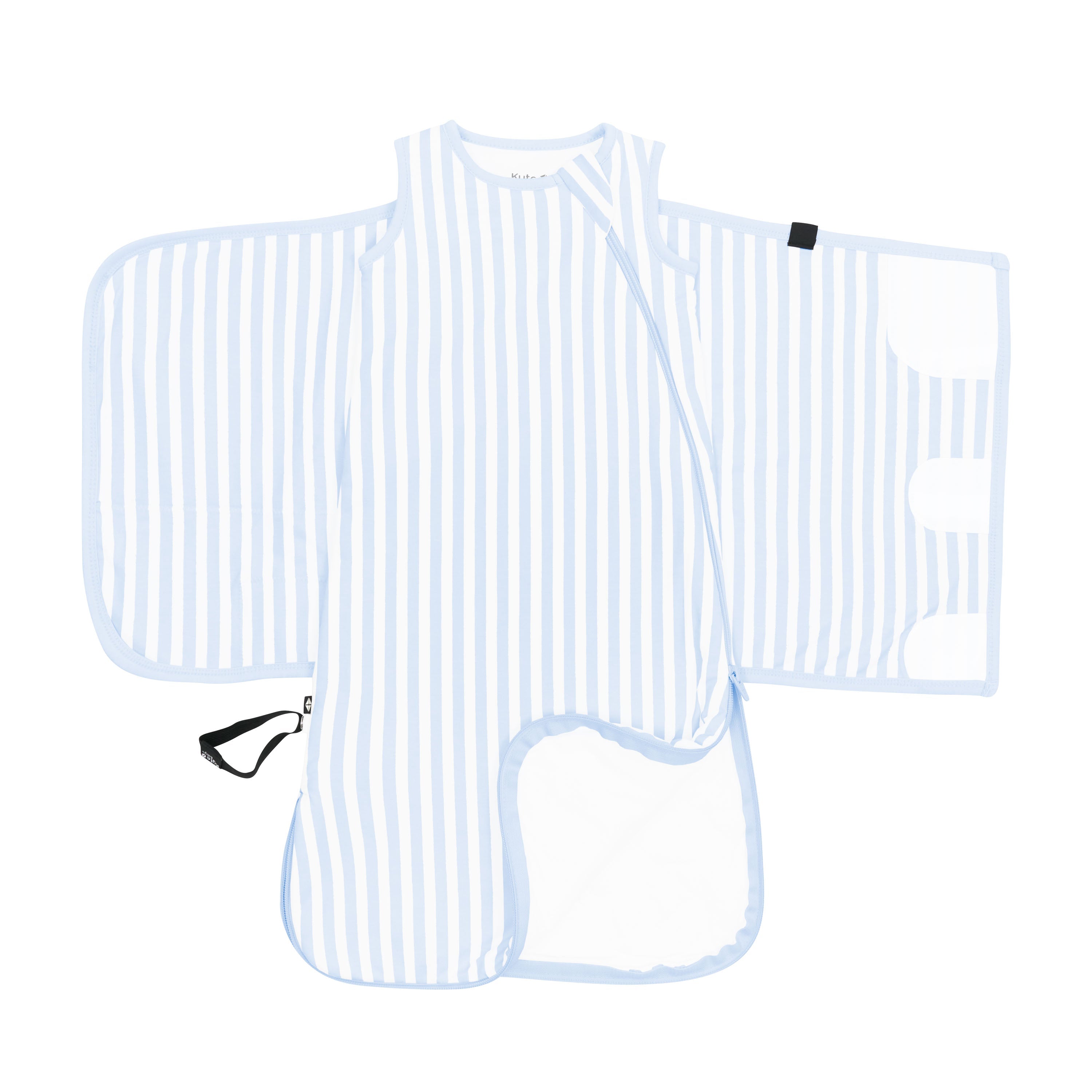 Sleep Bag Swaddler in Small Mist Stripe 1.0