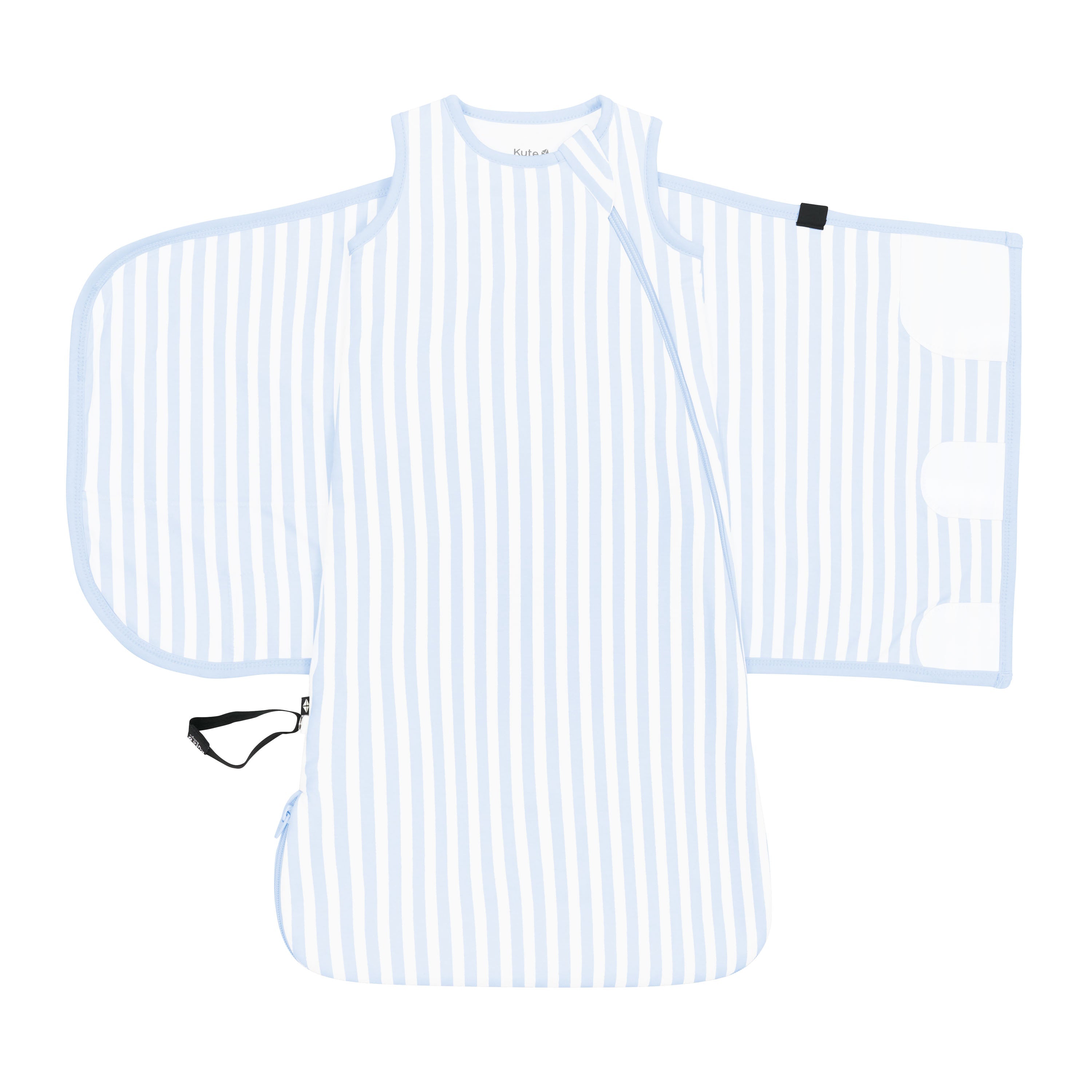 Sleep Bag Swaddler in Small Mist Stripe 1.0