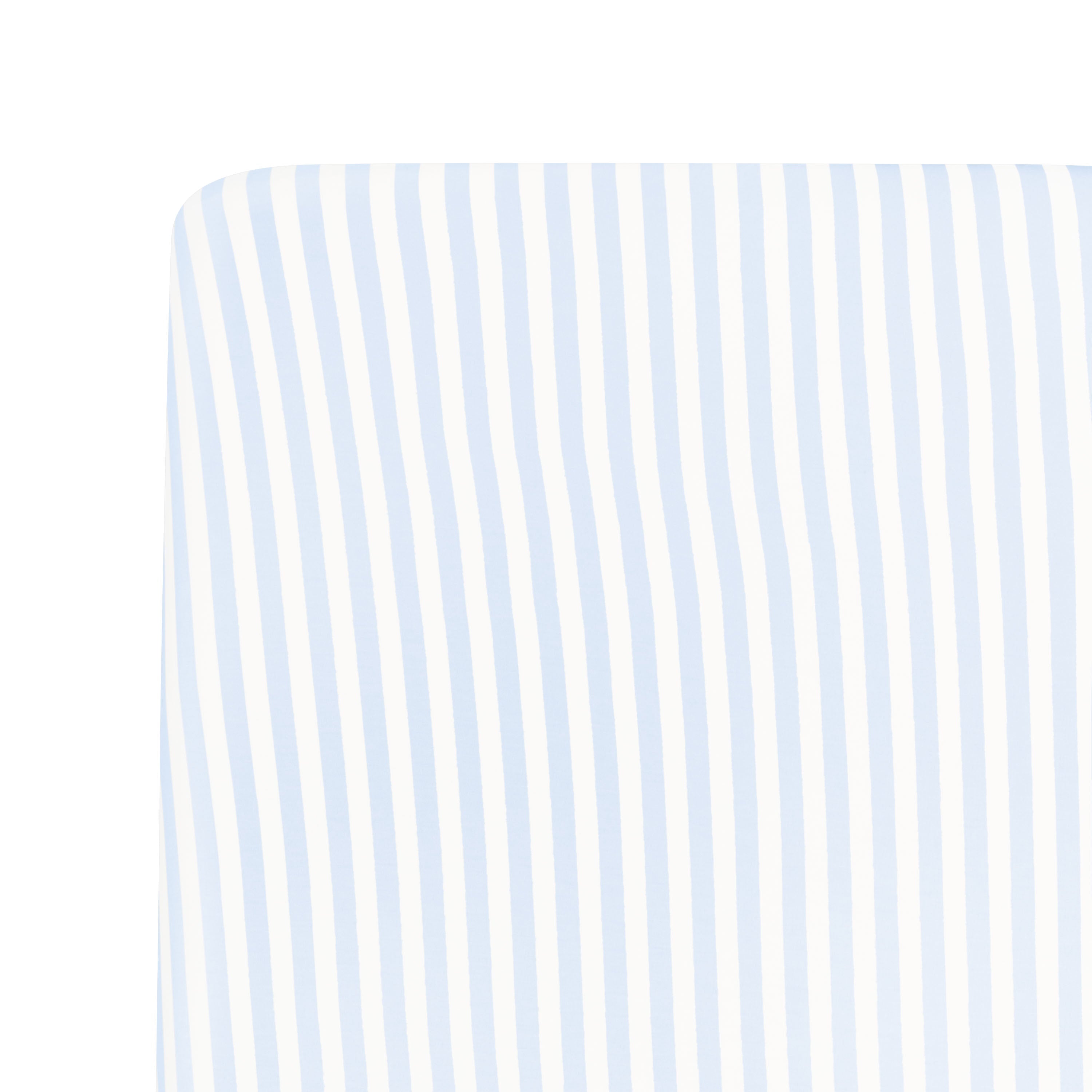 Mini Crib Sheet in Small Mist Stripe