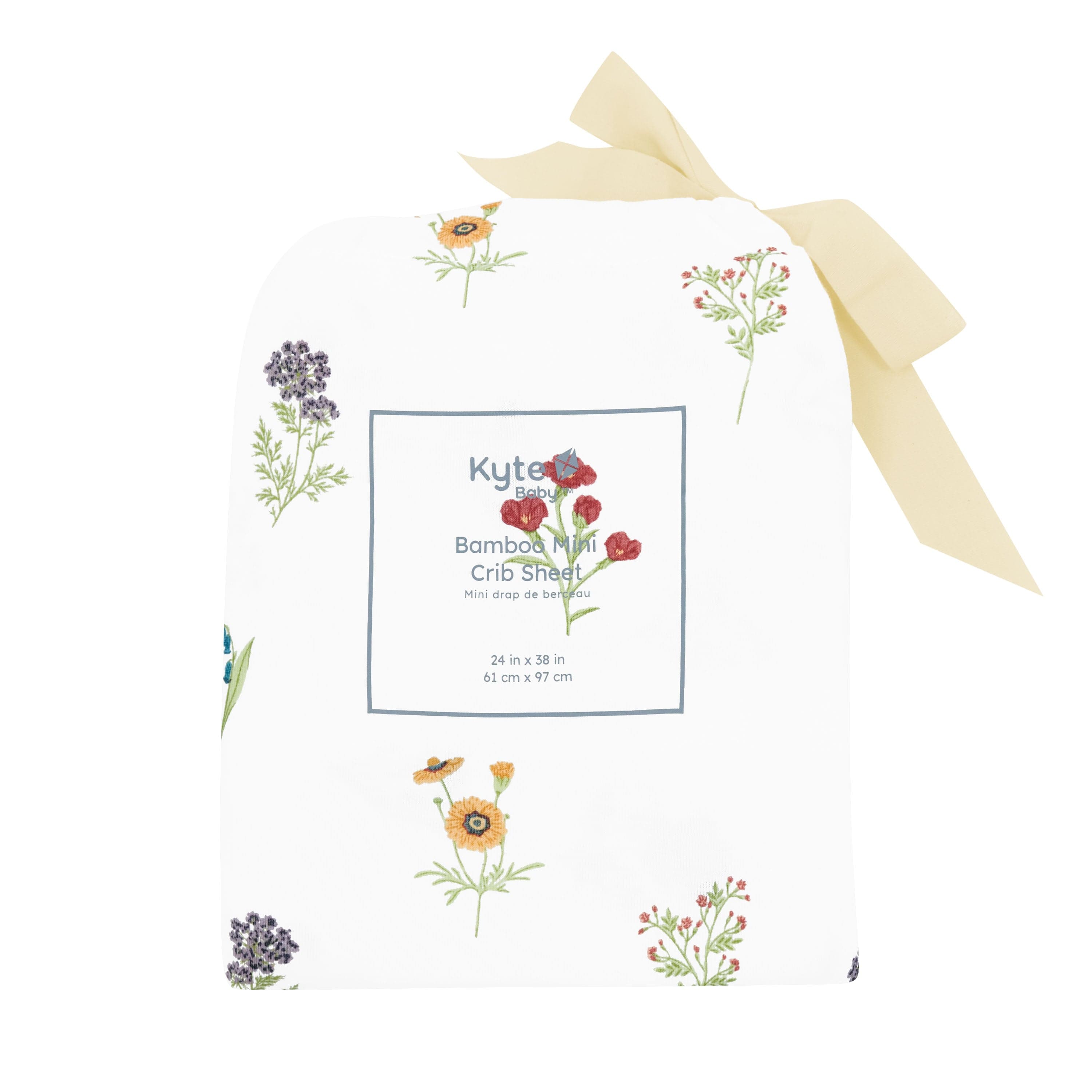 Mini Crib Sheet in Wildflower