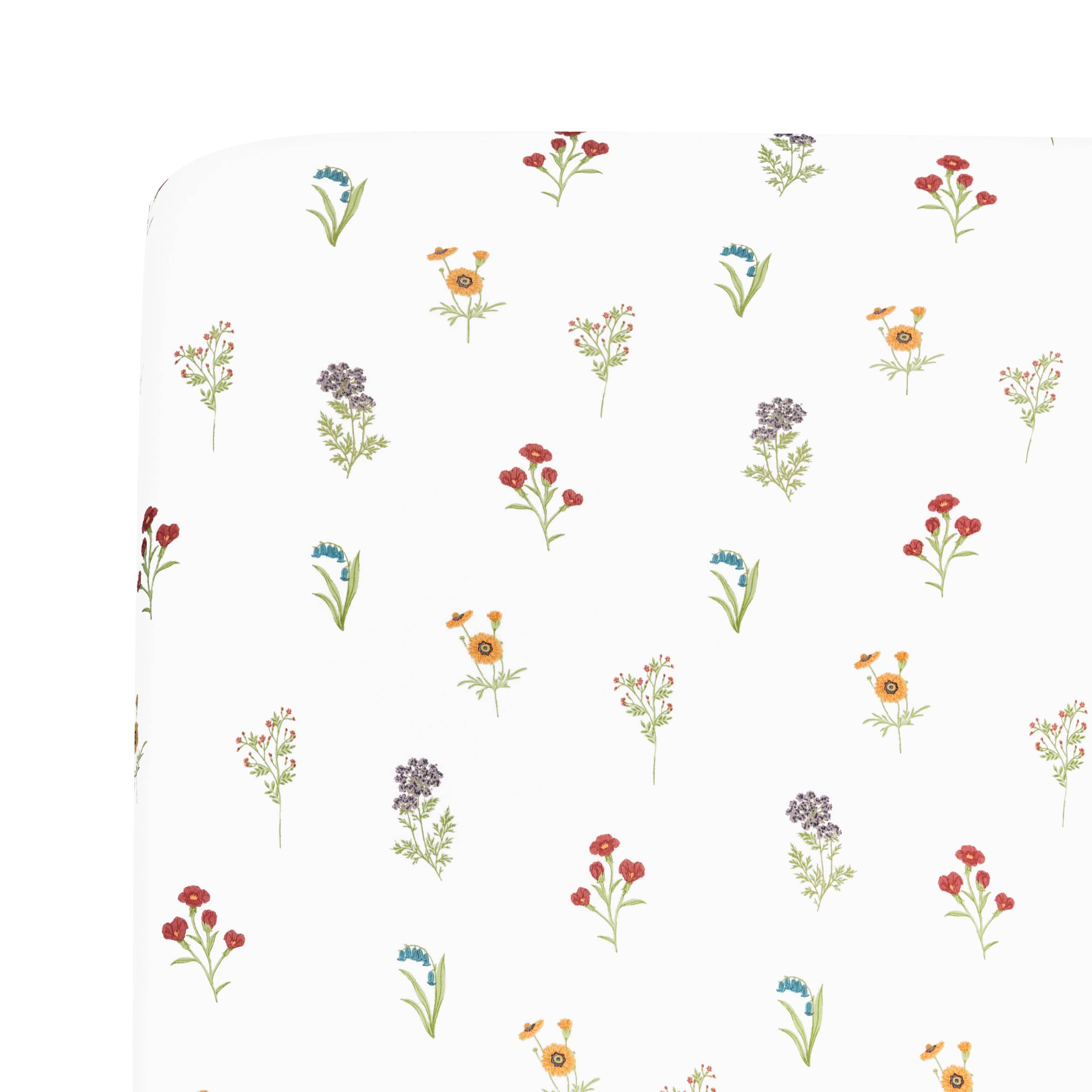 Mini Crib Sheet in Wildflower