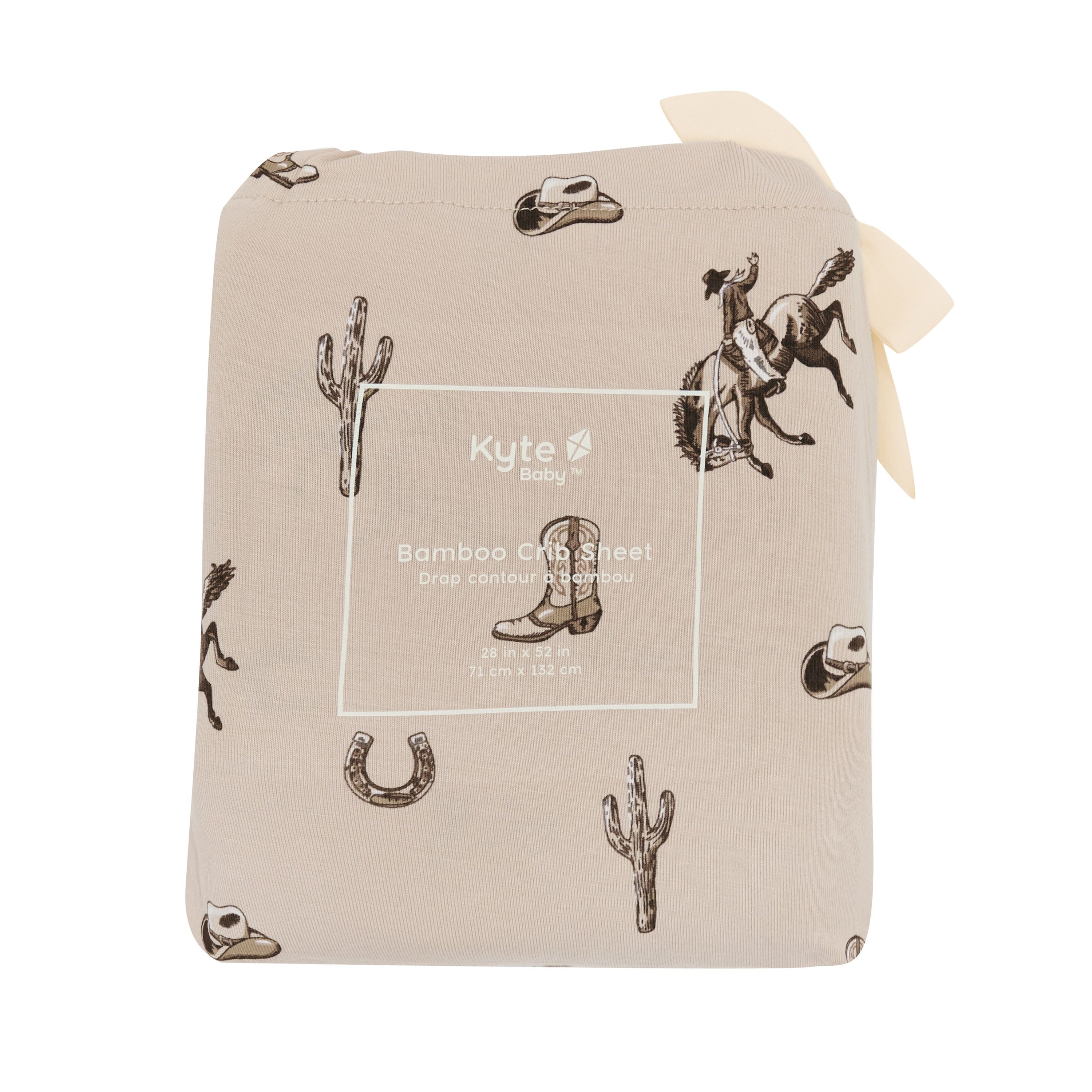 Crib Sheet in Classic Cowboy