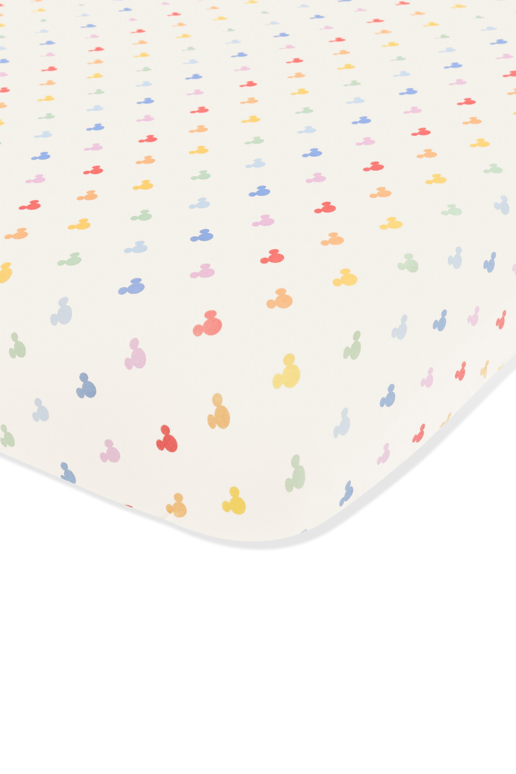 Crib Sheet in Pastel Mickey Mouse