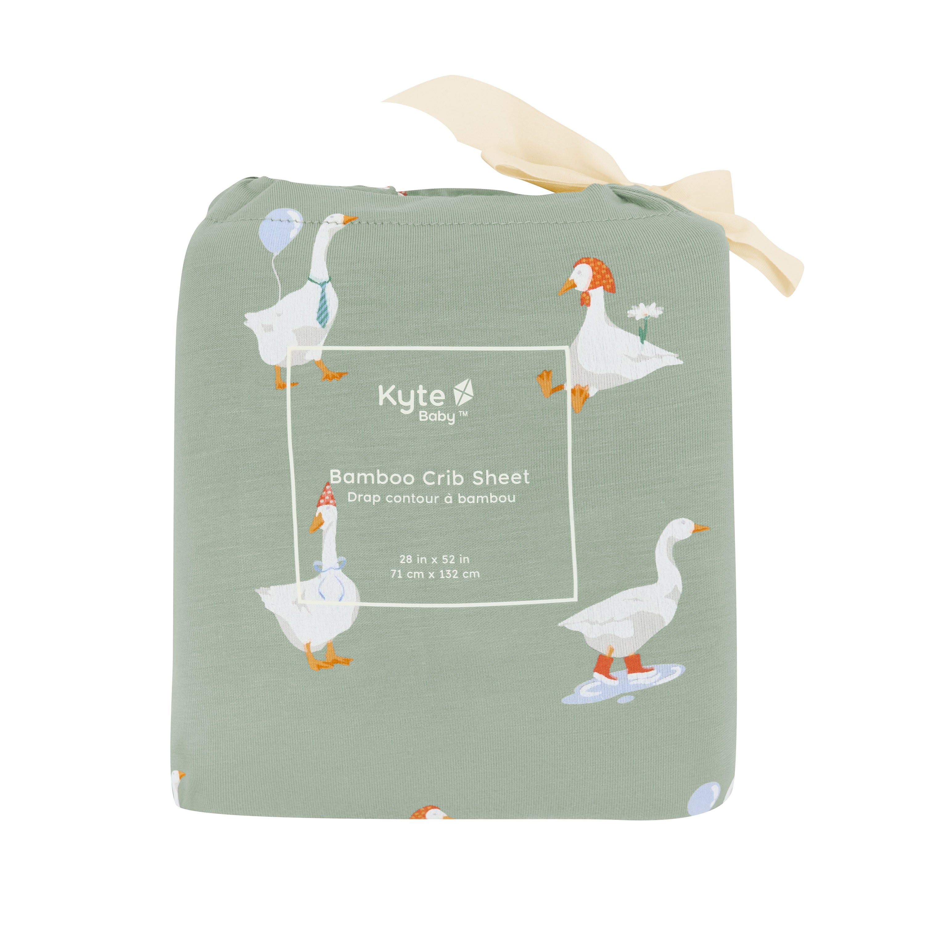 Crib Sheet in Silly Goose