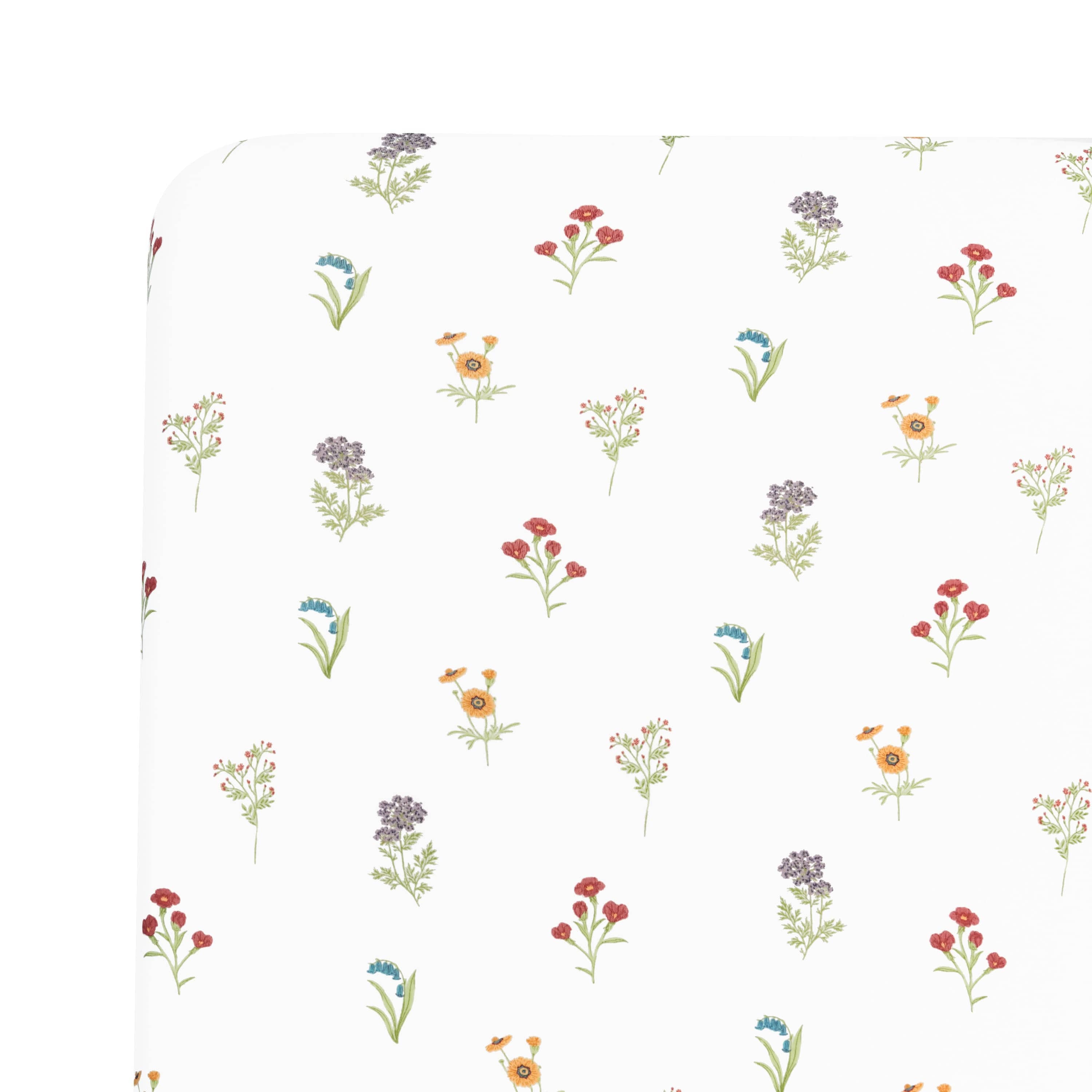 Crib Sheet in Wildflower