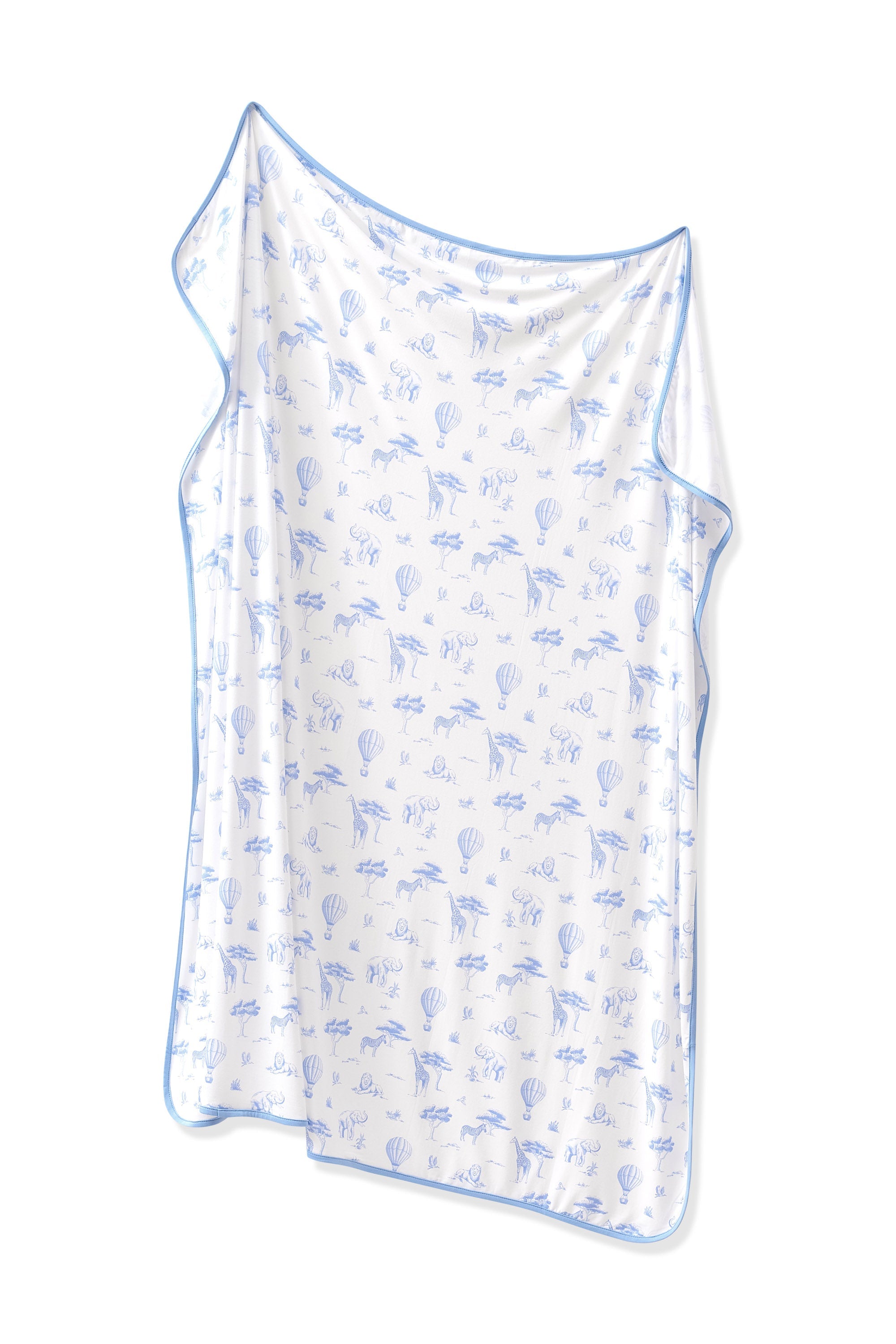 Swaddle Blanket in Toile Safari