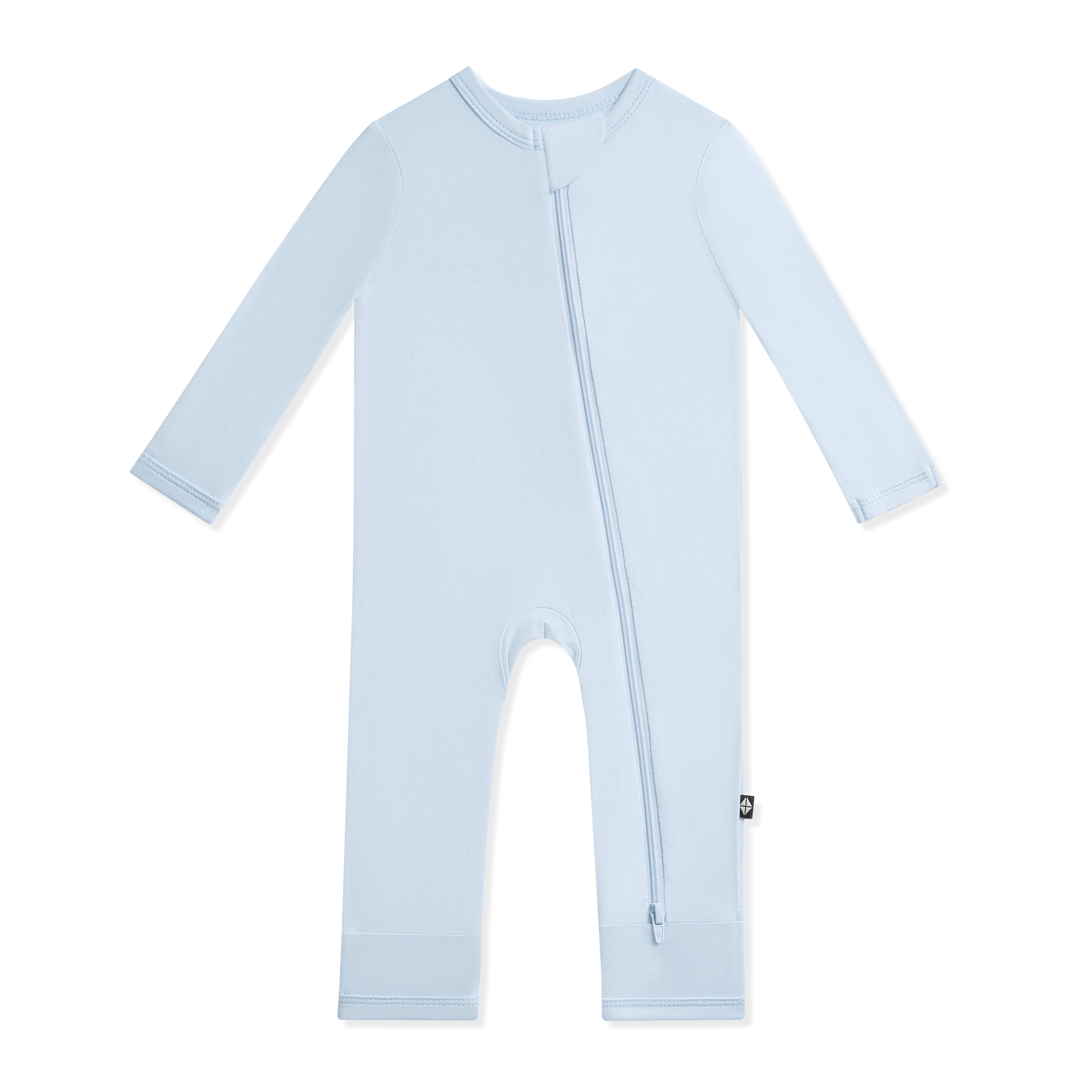 Zippered Romper in Breeze
