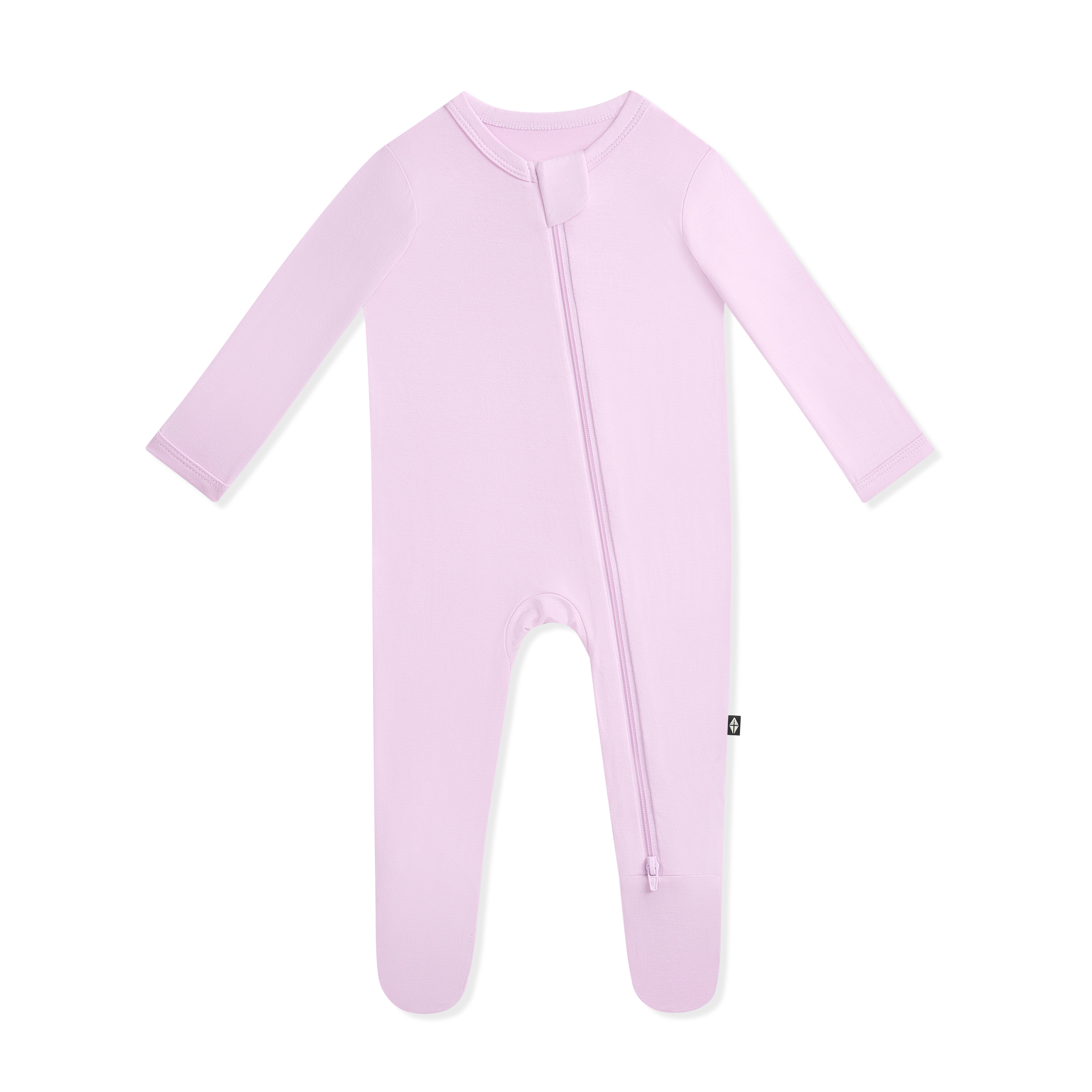 Zippered Footie in Thistle