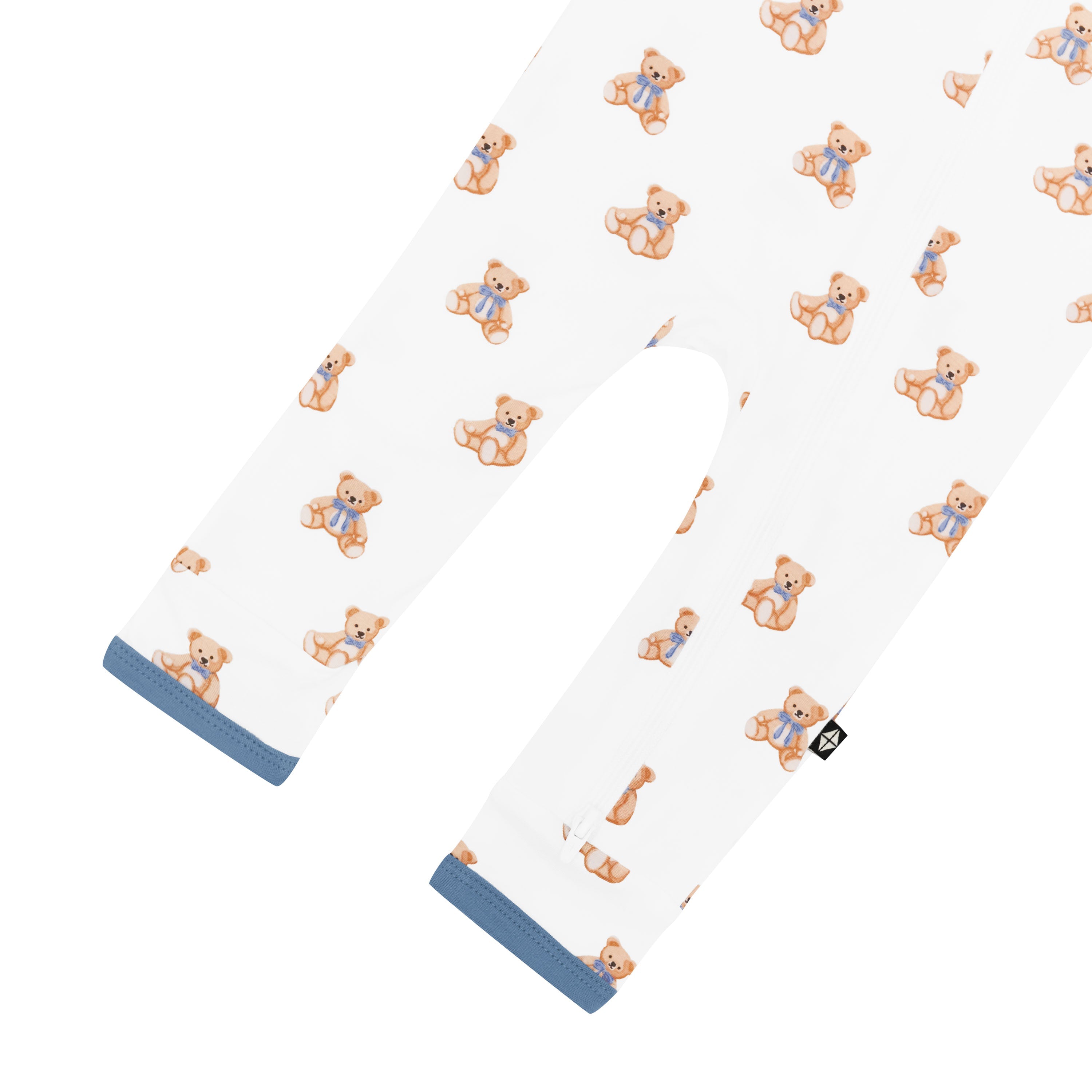 Zippered Romper in Teddy Bear