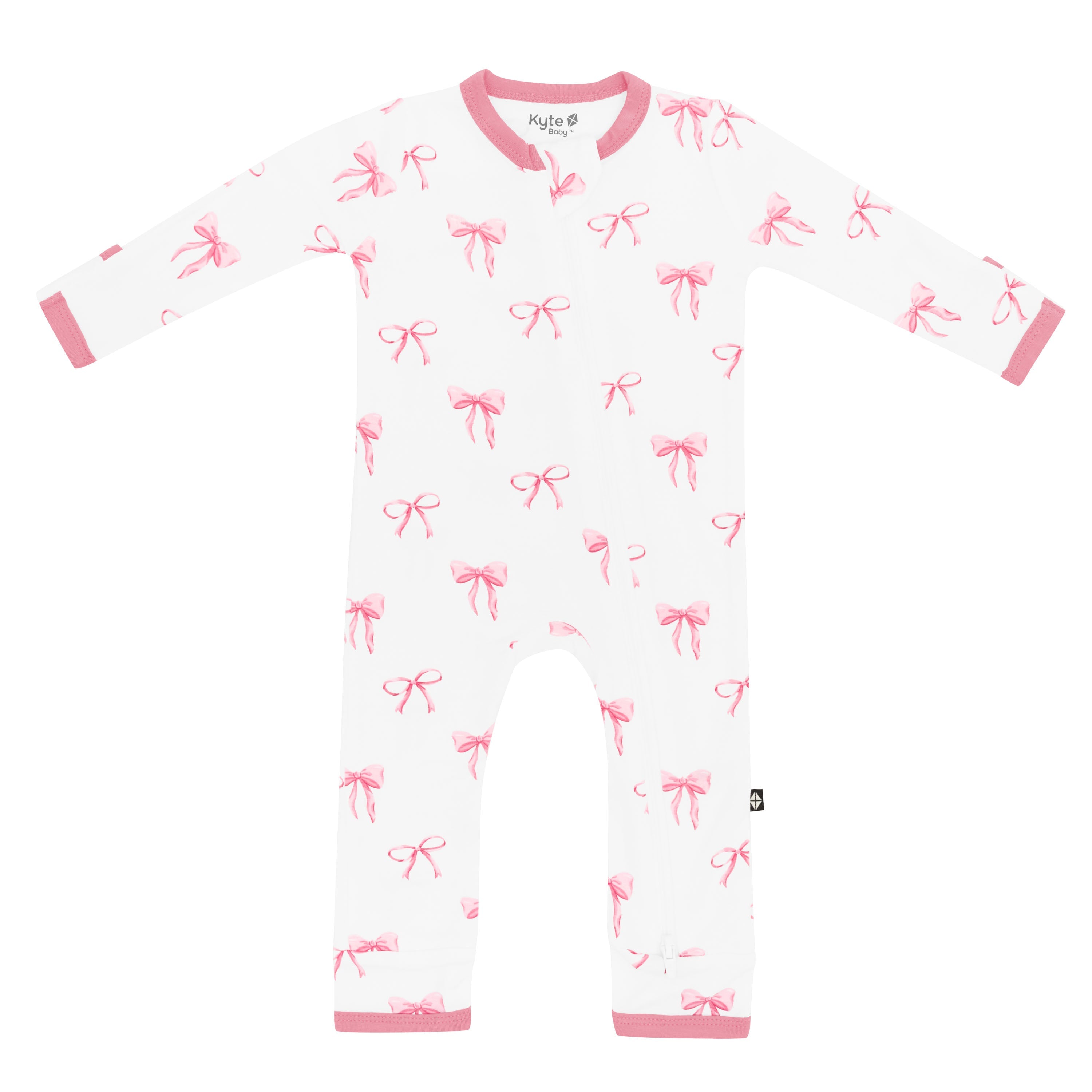 Zippered Romper in Bow