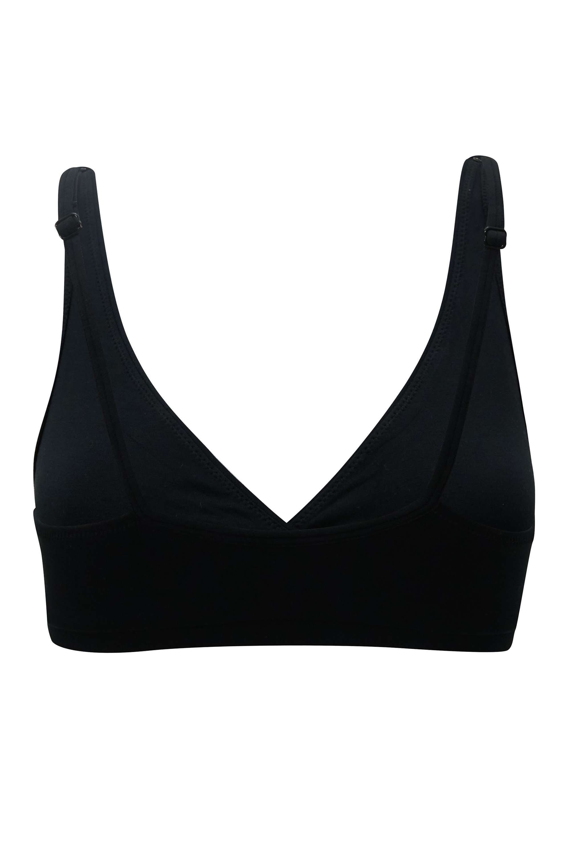Women's Cross Front Bralette in Midnight