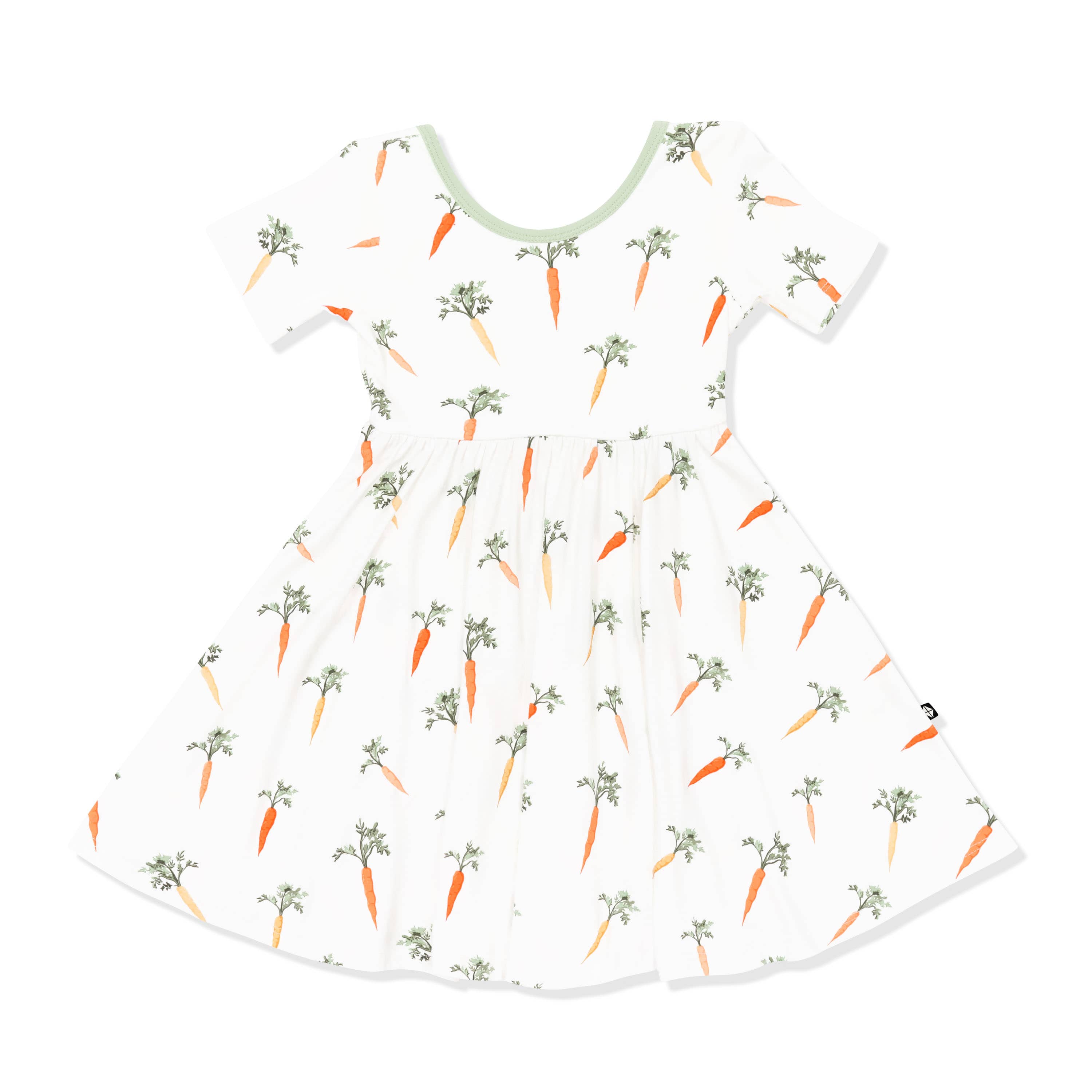 Twirl Dress in Carrot