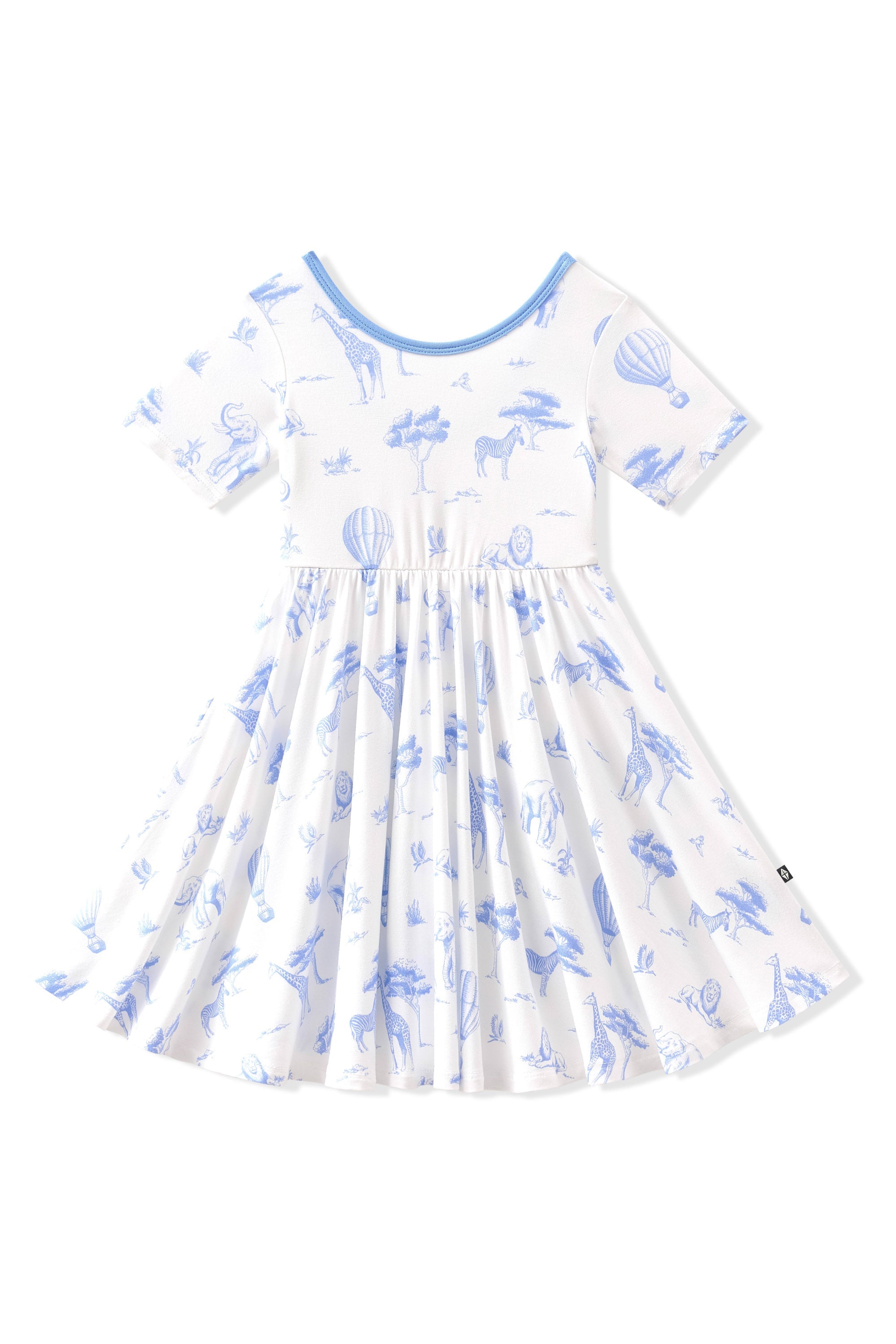 Twirl Dress in Toile Safari