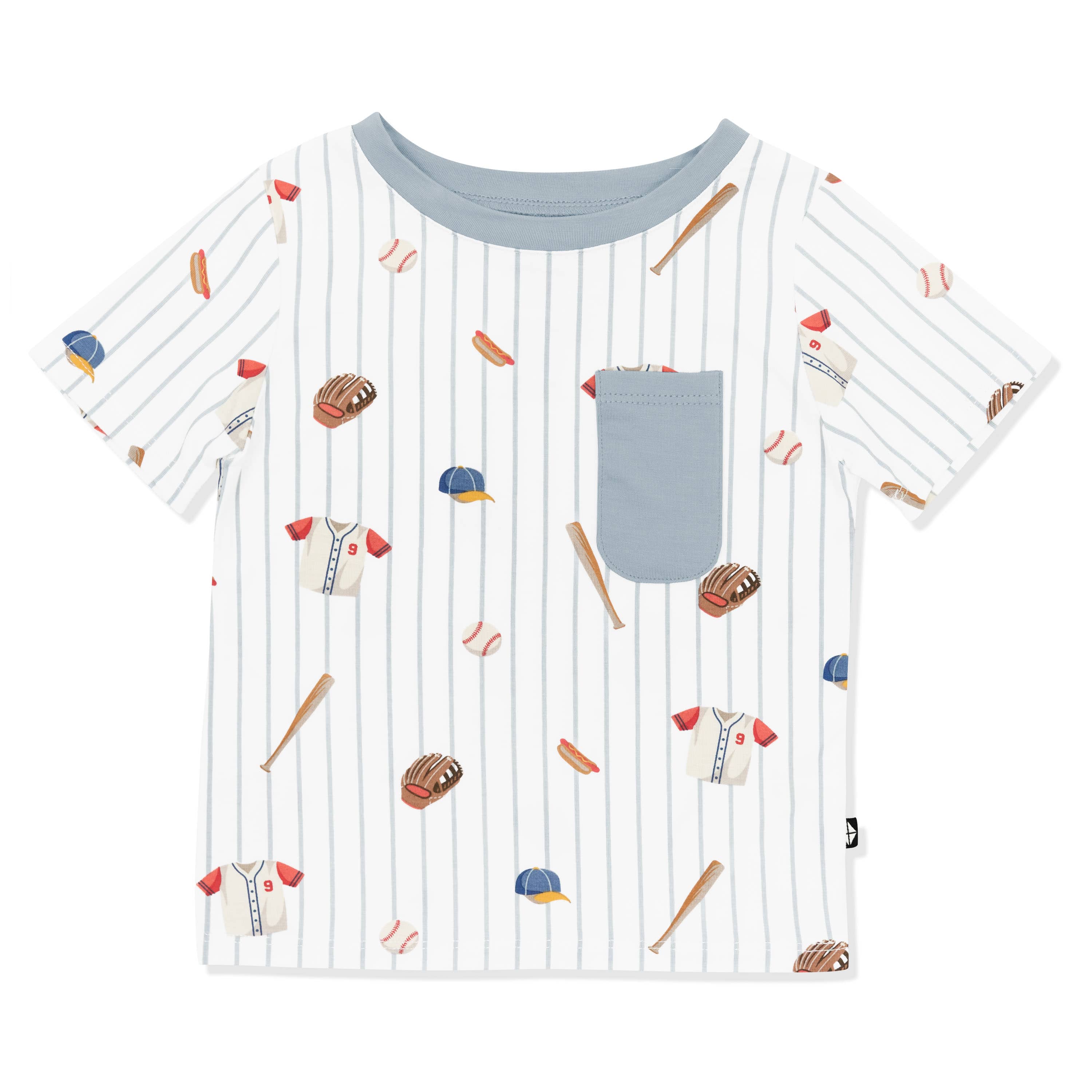 Toddler Crew Neck Tee in Home Run