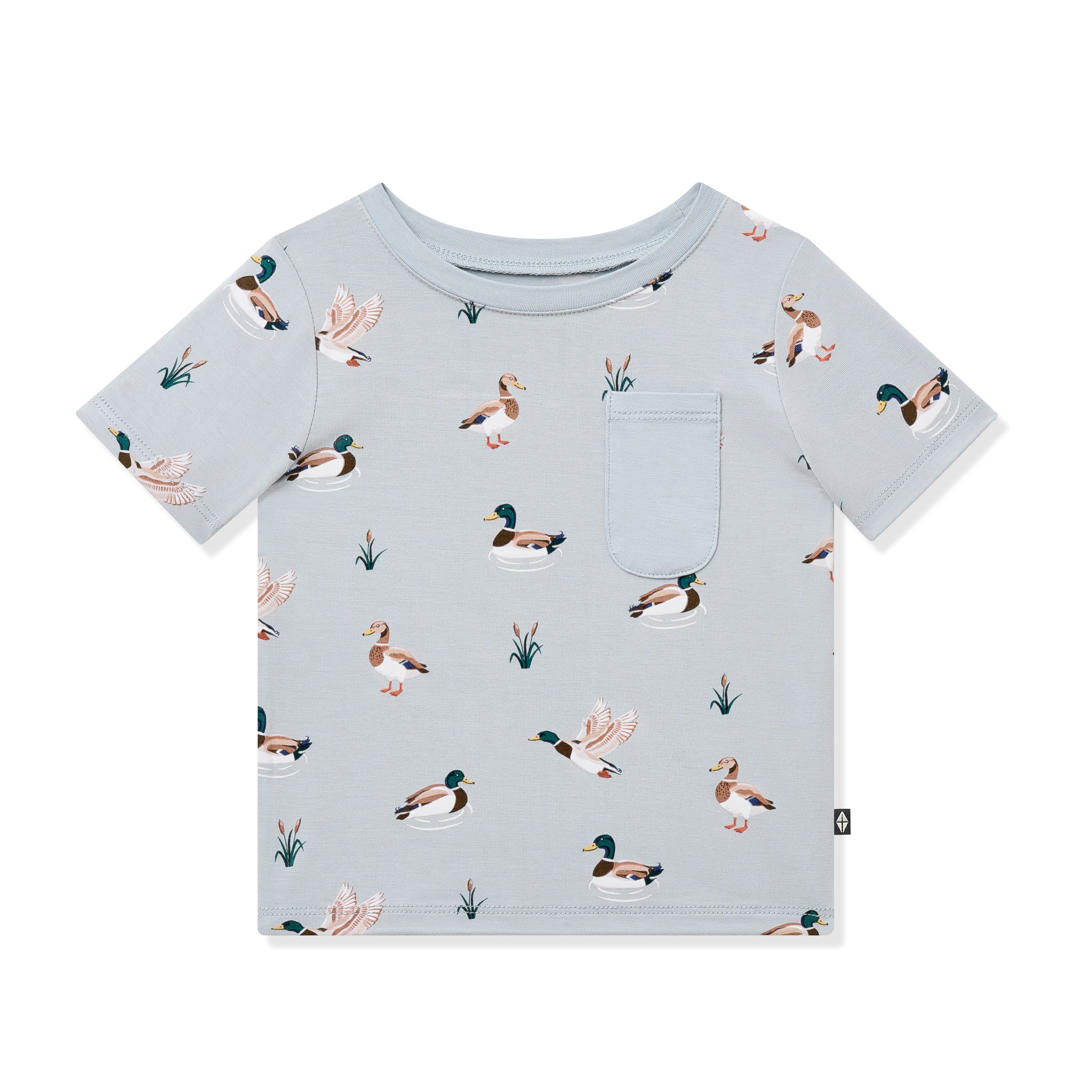 Toddler Crew Neck Tee in Mallard Duck