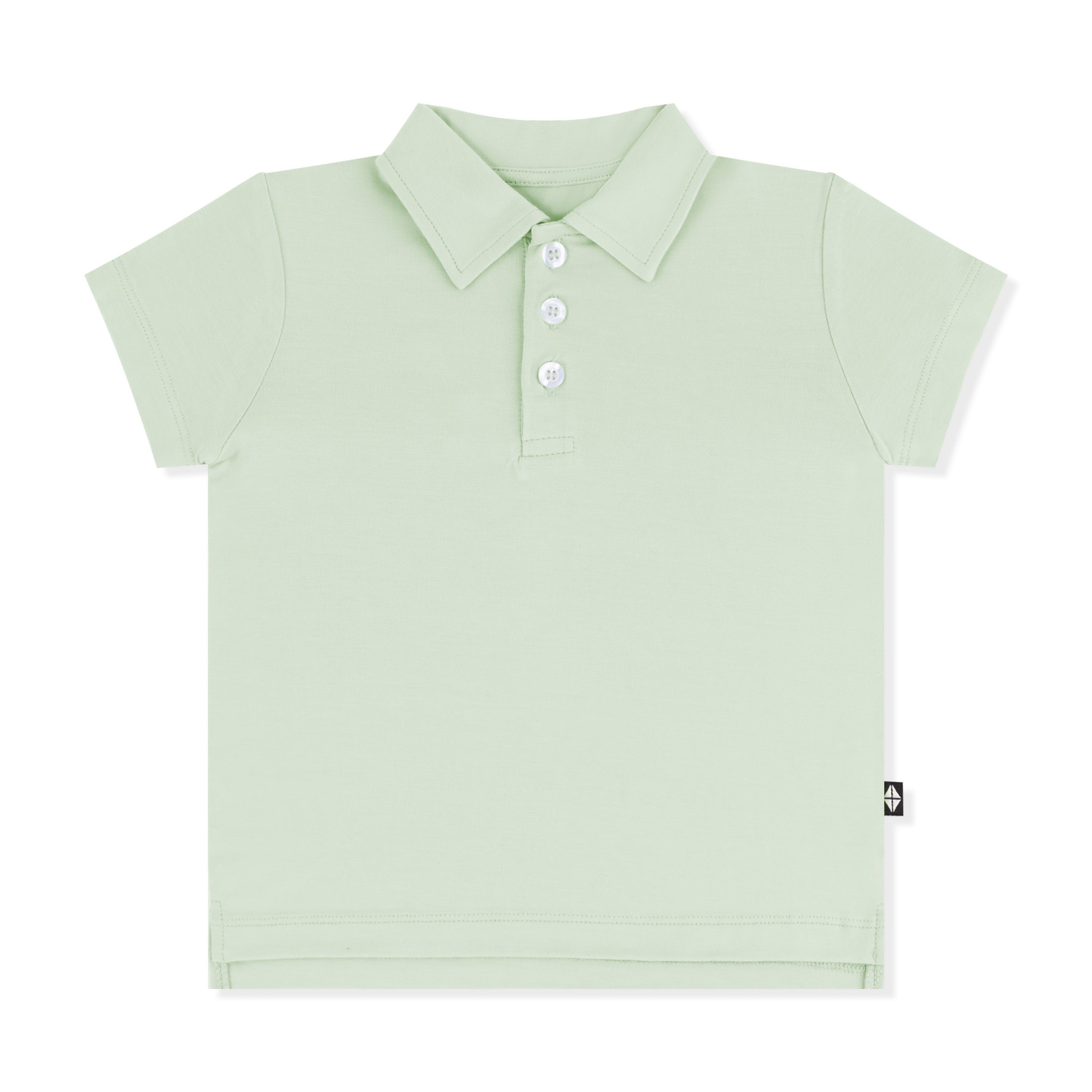 Toddler Short Sleeve Polo in Basil