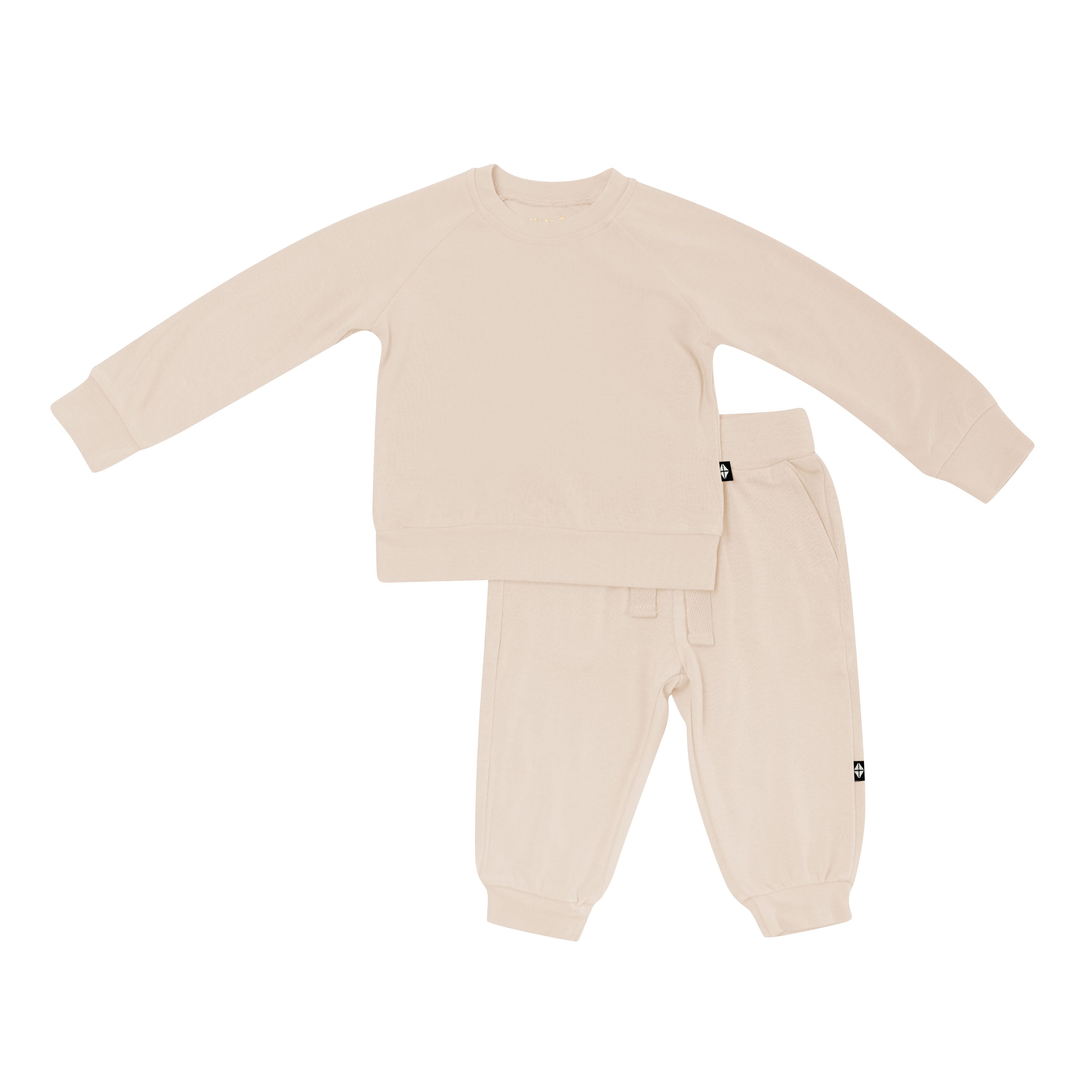 Bamboo Jersey Jogger Set in Bisque