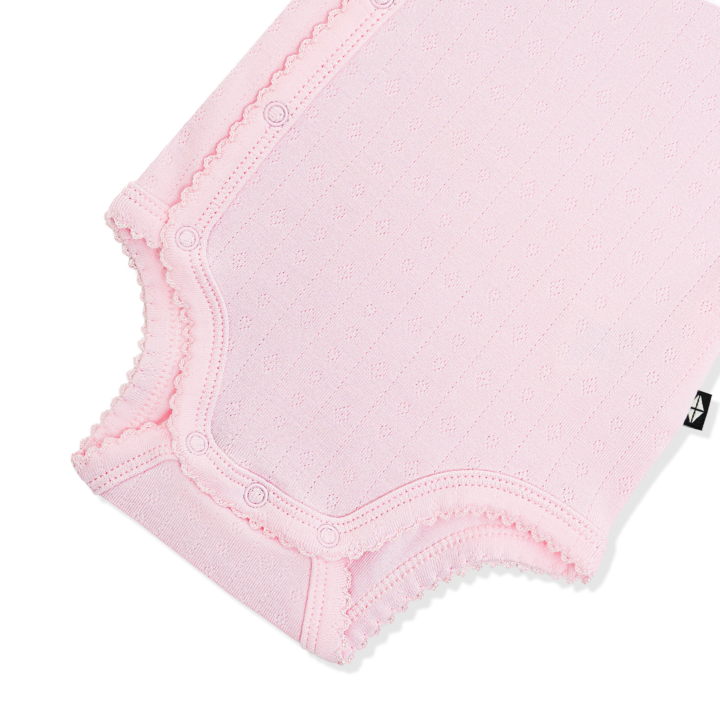 Pointelle Kimono Bodysuit in Sakura
