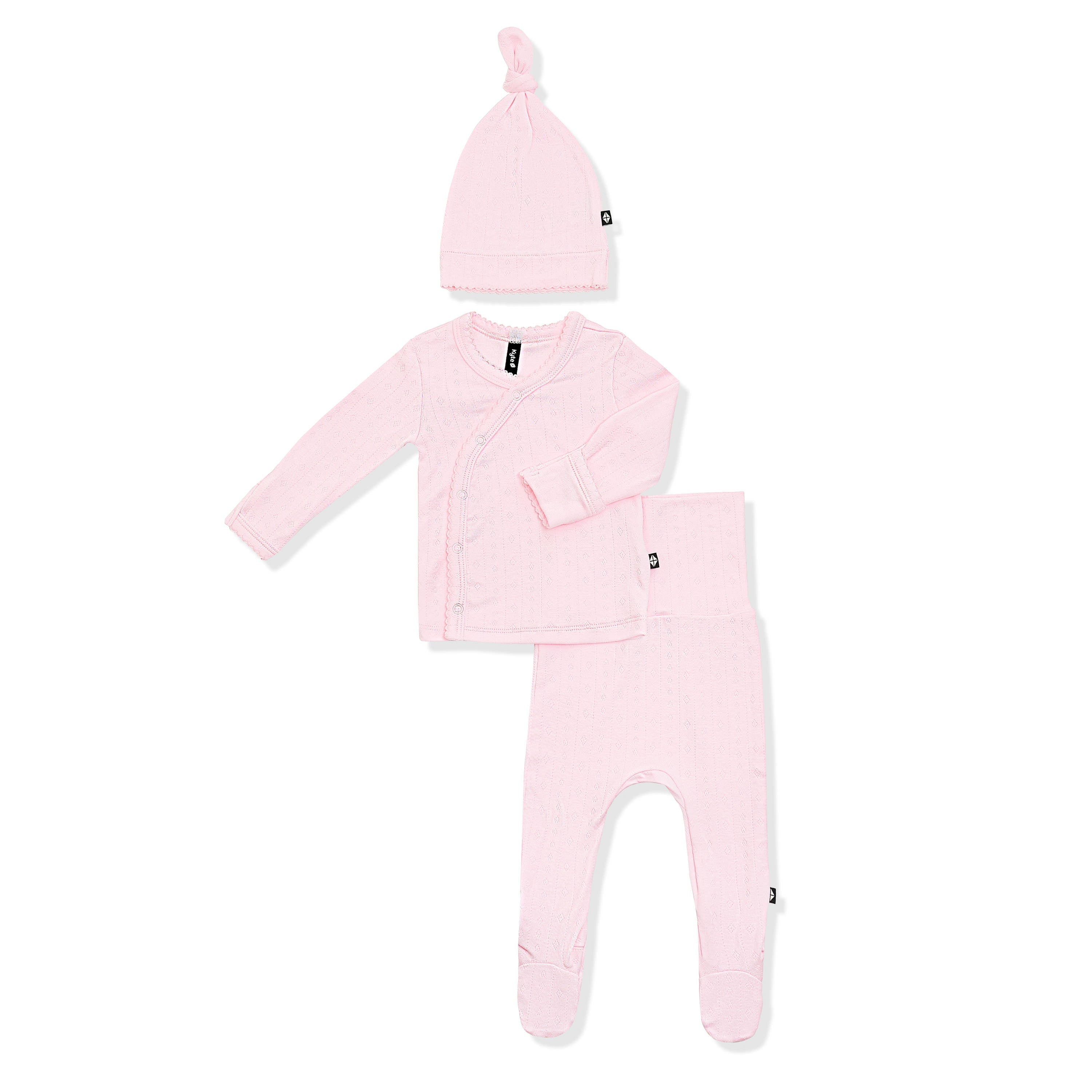 Pointelle Take Me Home Set with Cap in Sakura