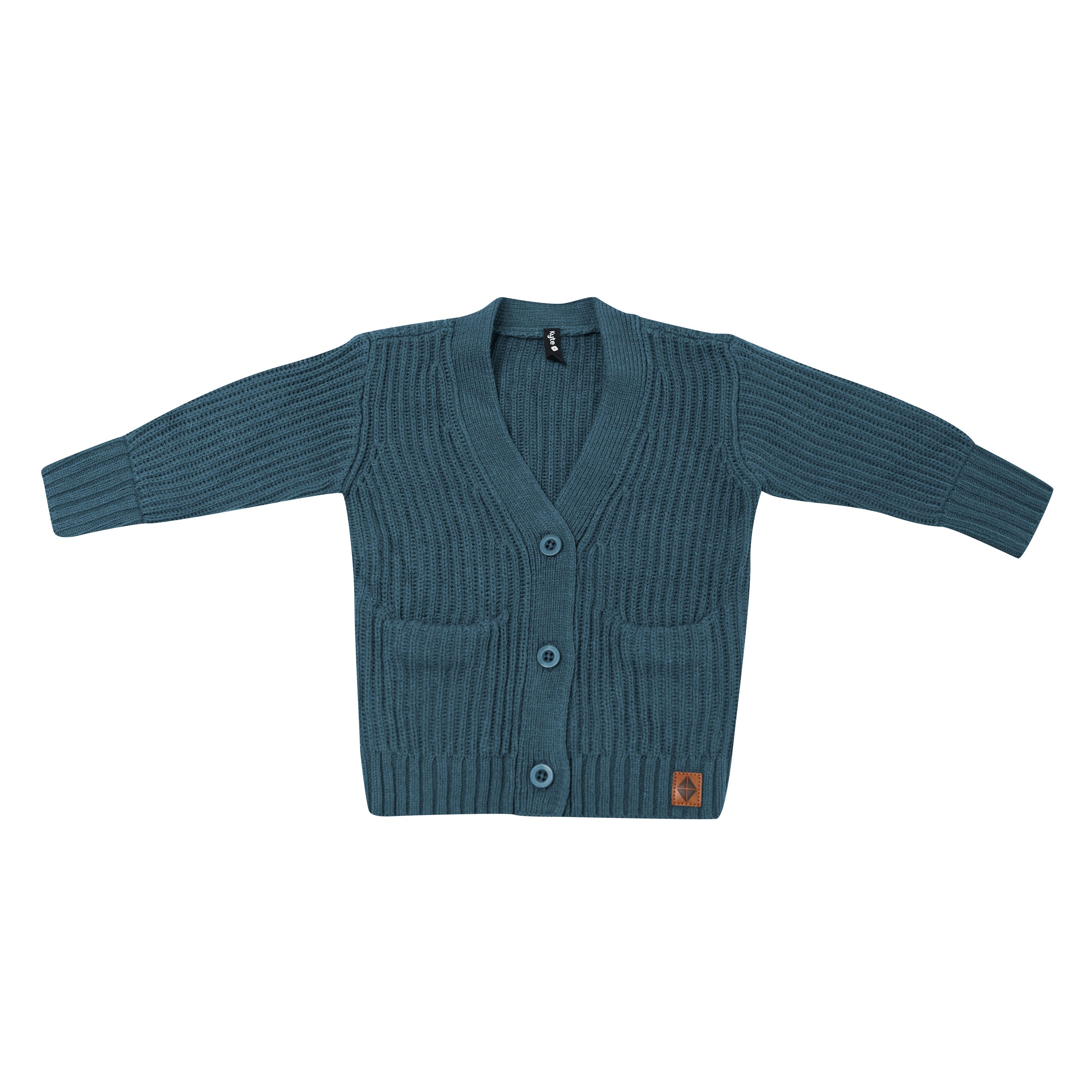 Chunky Knit Oversized Cardigan in Atlantic