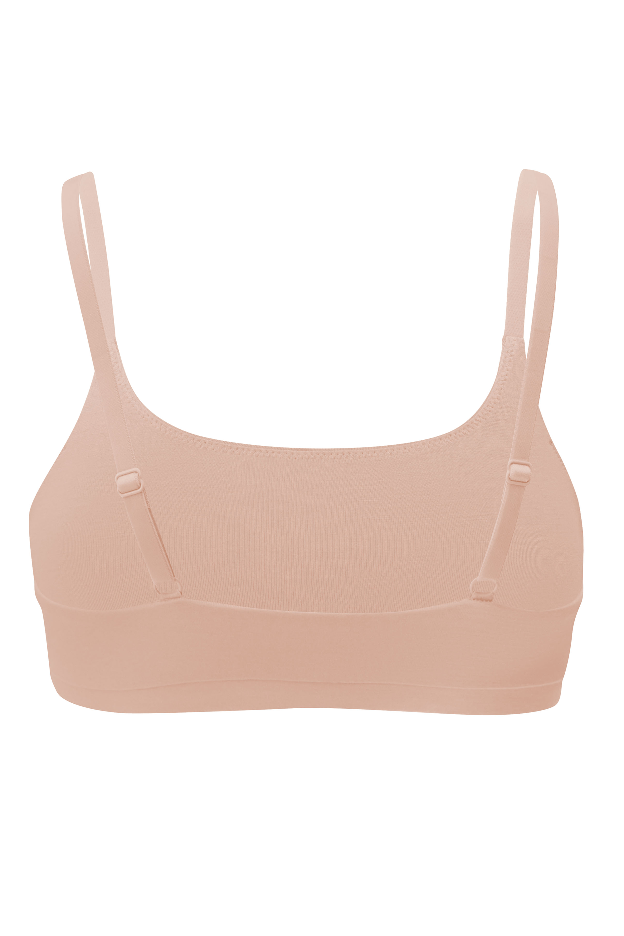 Women's Scoop Neck Bralette in Chai