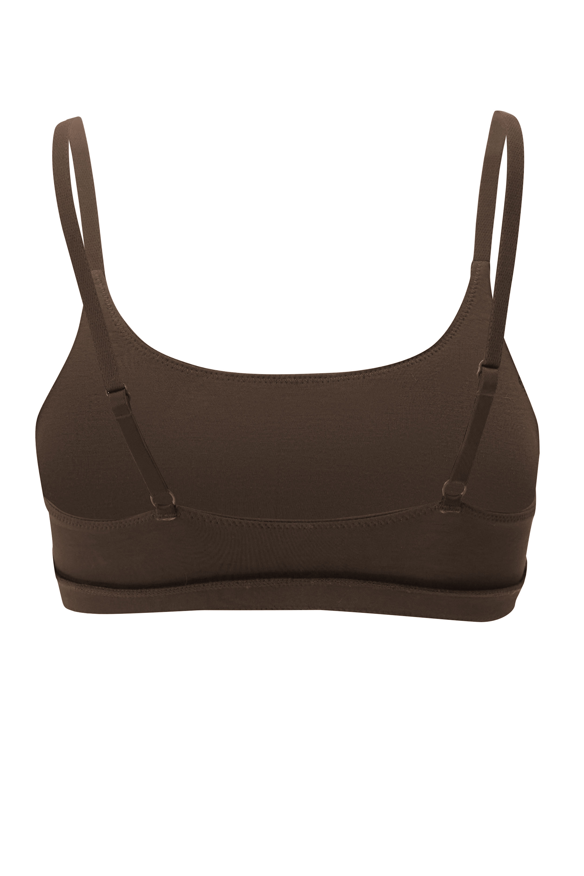 Women's Scoop Neck Bralette in Toffee