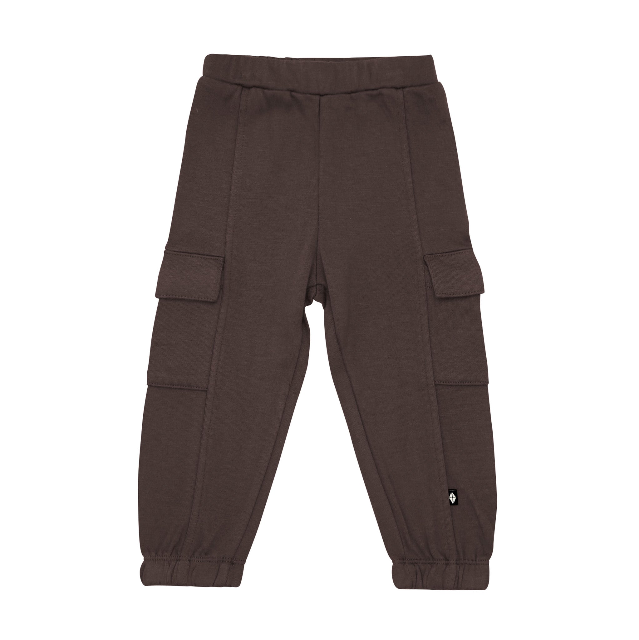 Fleece Cargo Pants in Espresso