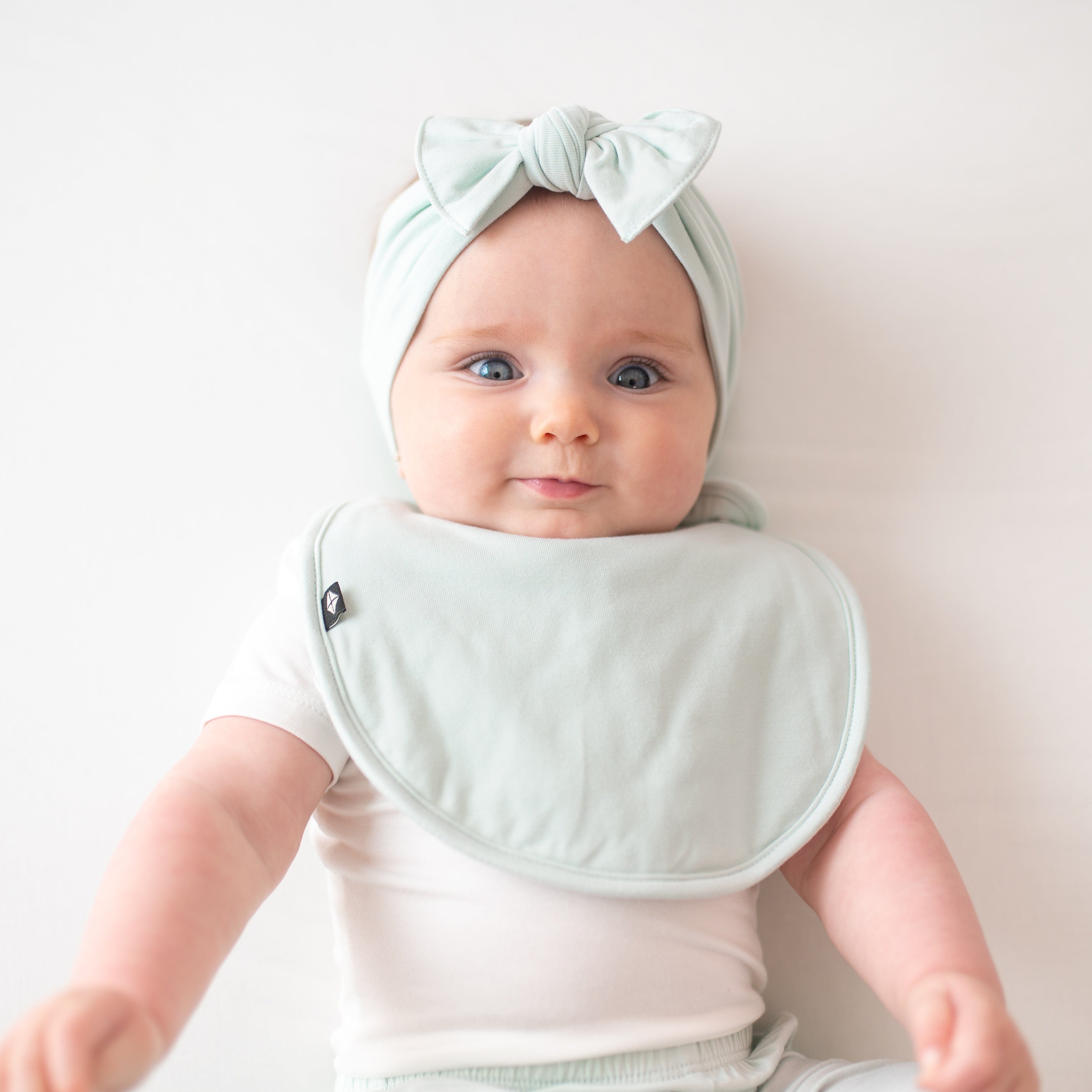 Knotted Bow Headband in Dew