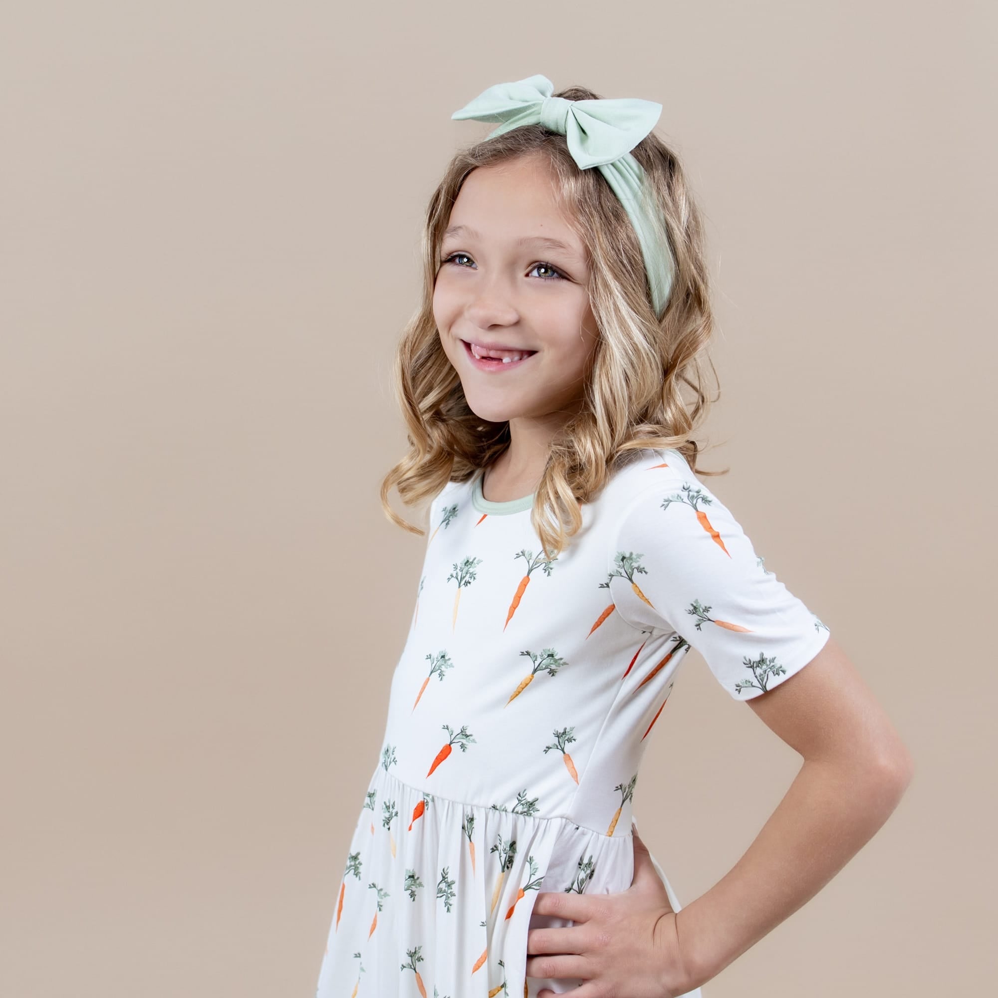 Twirl Dress in Carrot