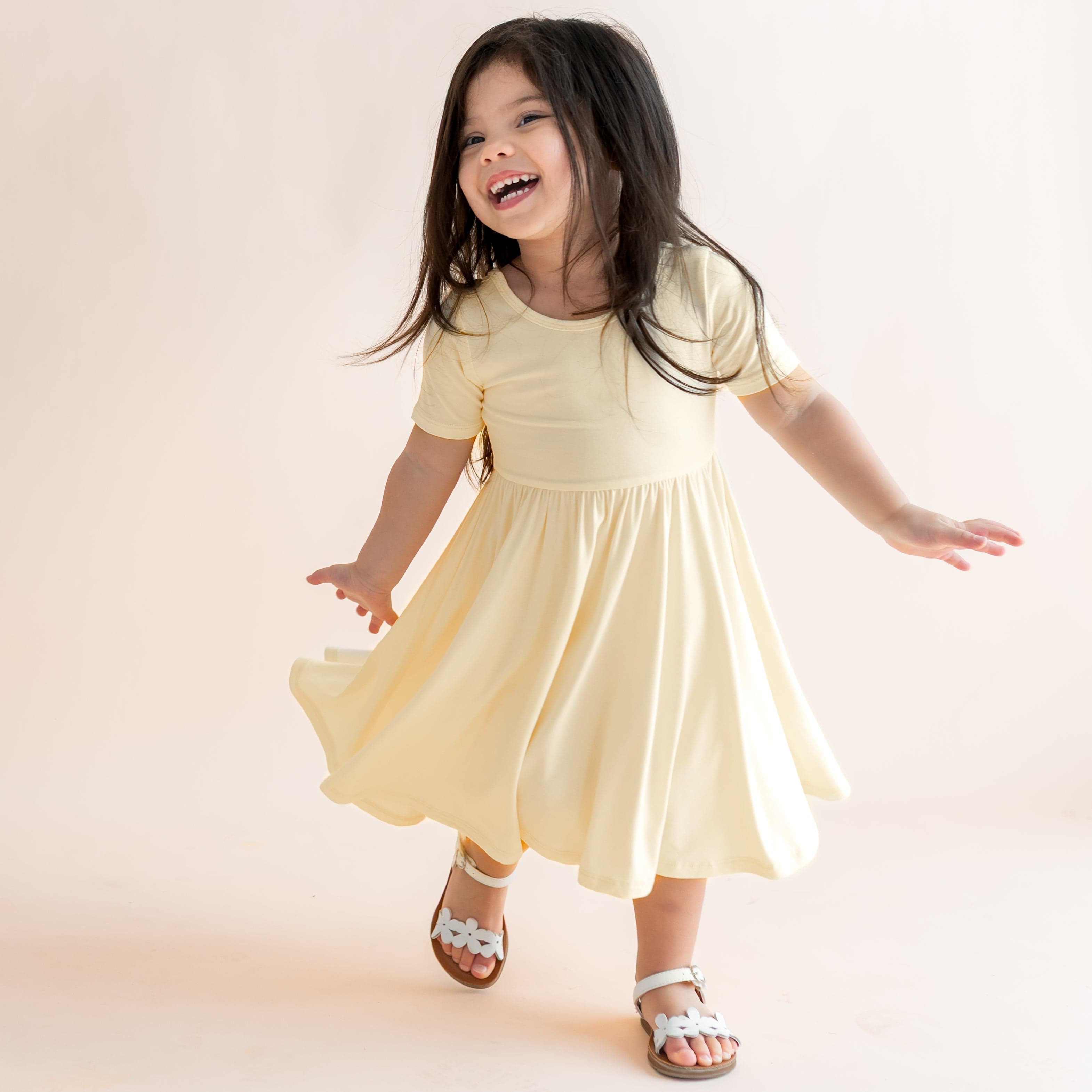 Twirl Dress in Chamomile