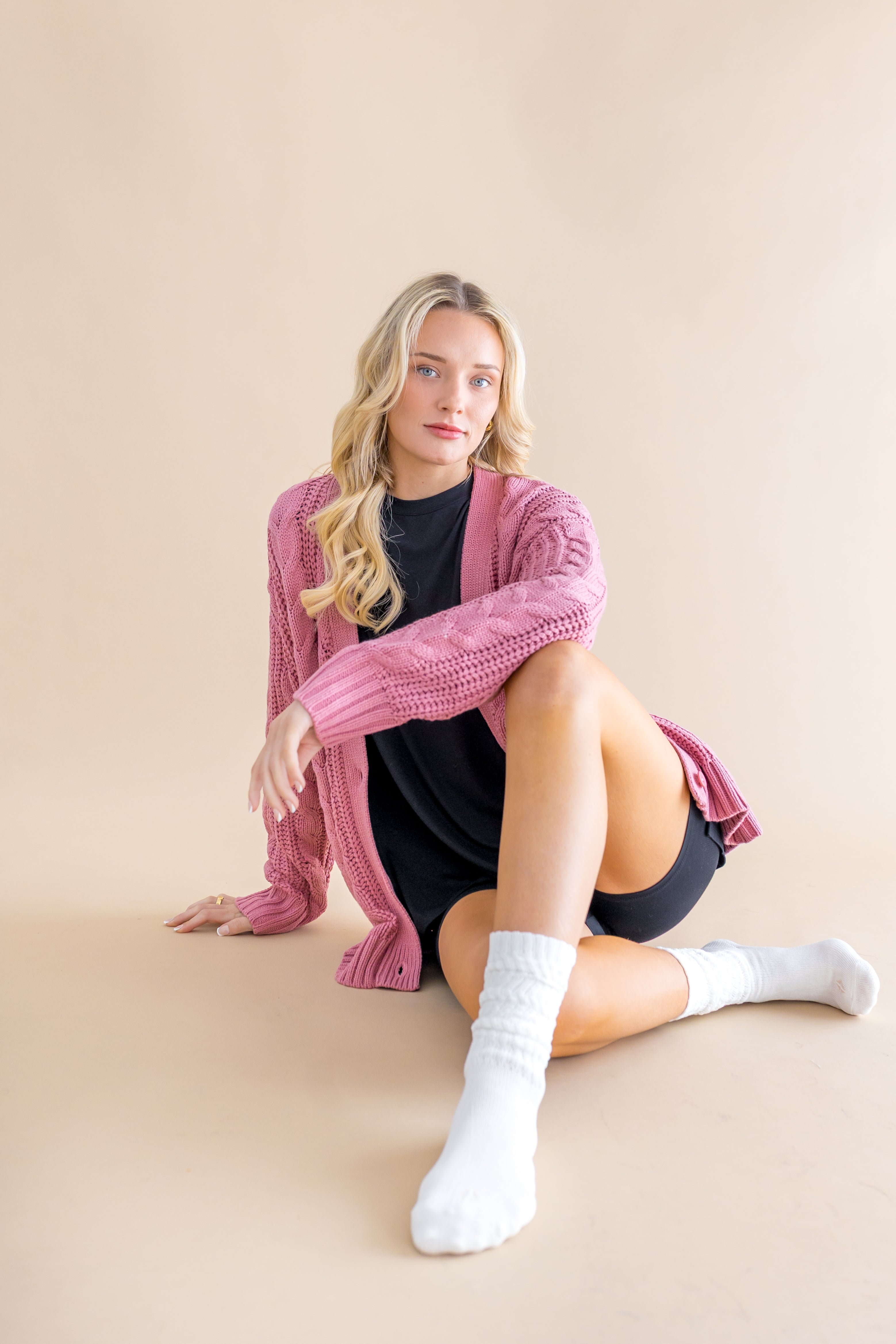 Adult Scrunch Socks in Cloud