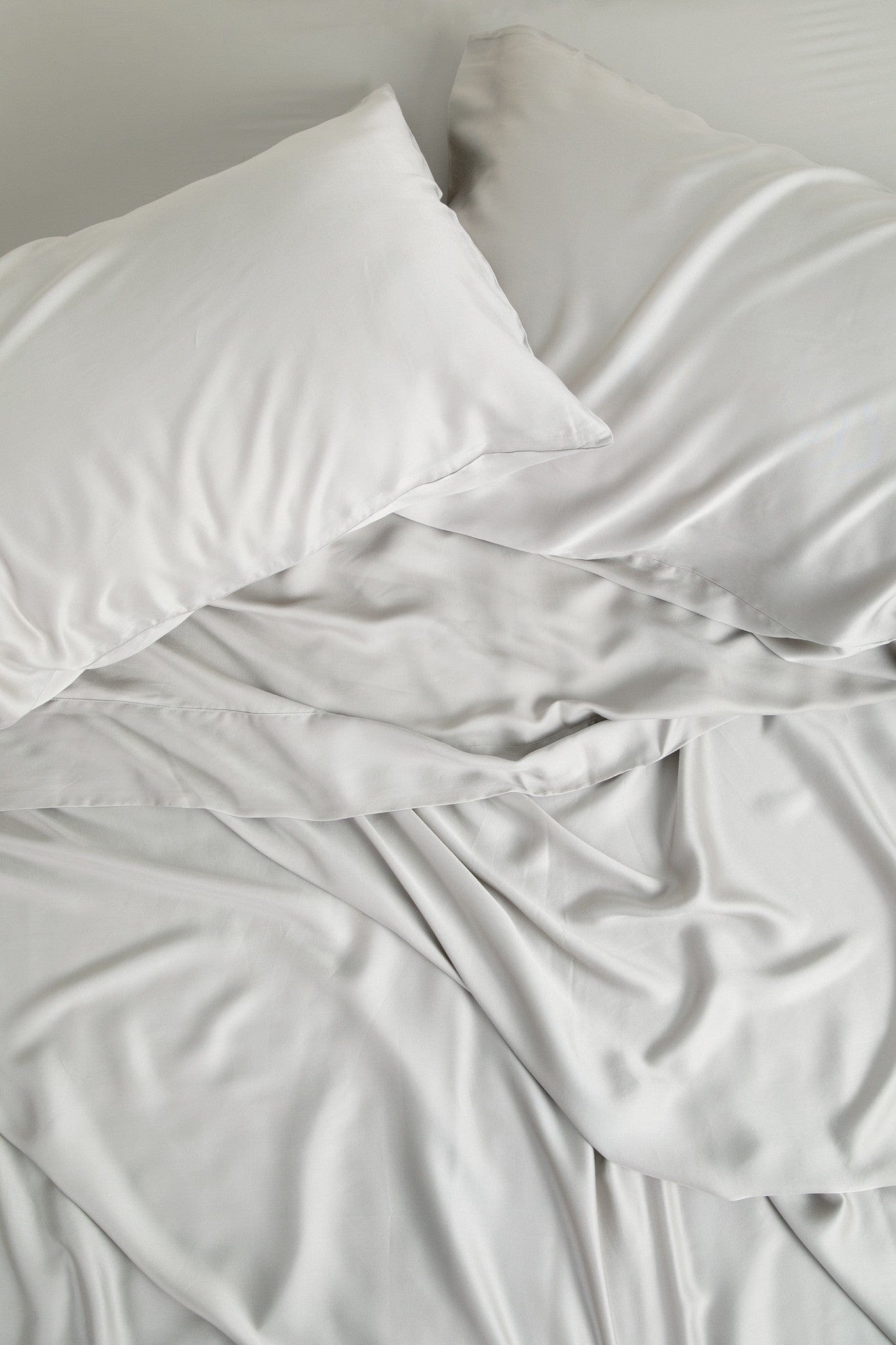 Bamboo Sateen Sheet Set in Dove Gray
