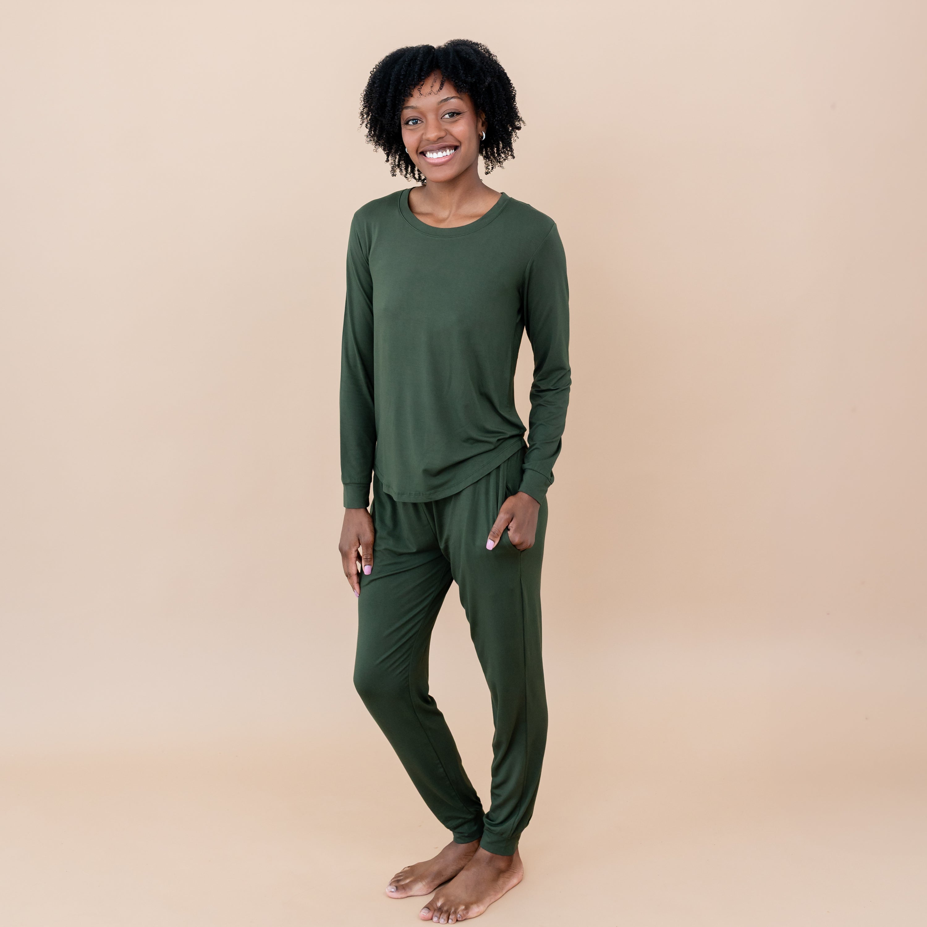 Women's Jogger Pajama Set in Fir