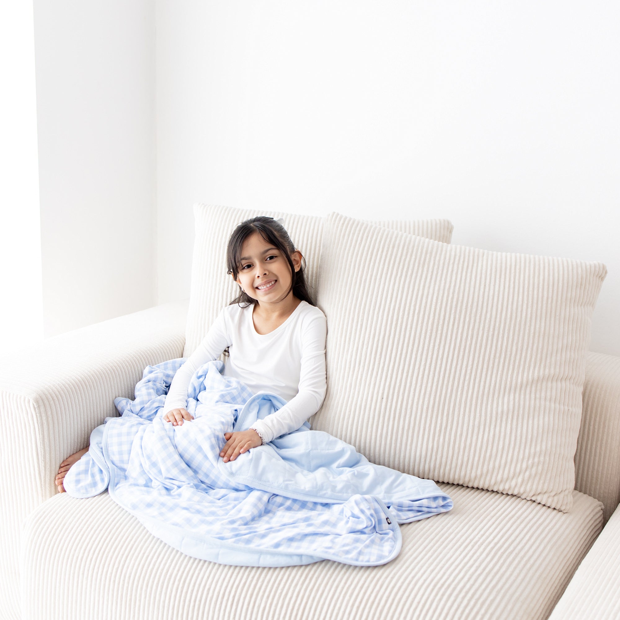 Toddler Blanket in Gingham Breeze 1.0