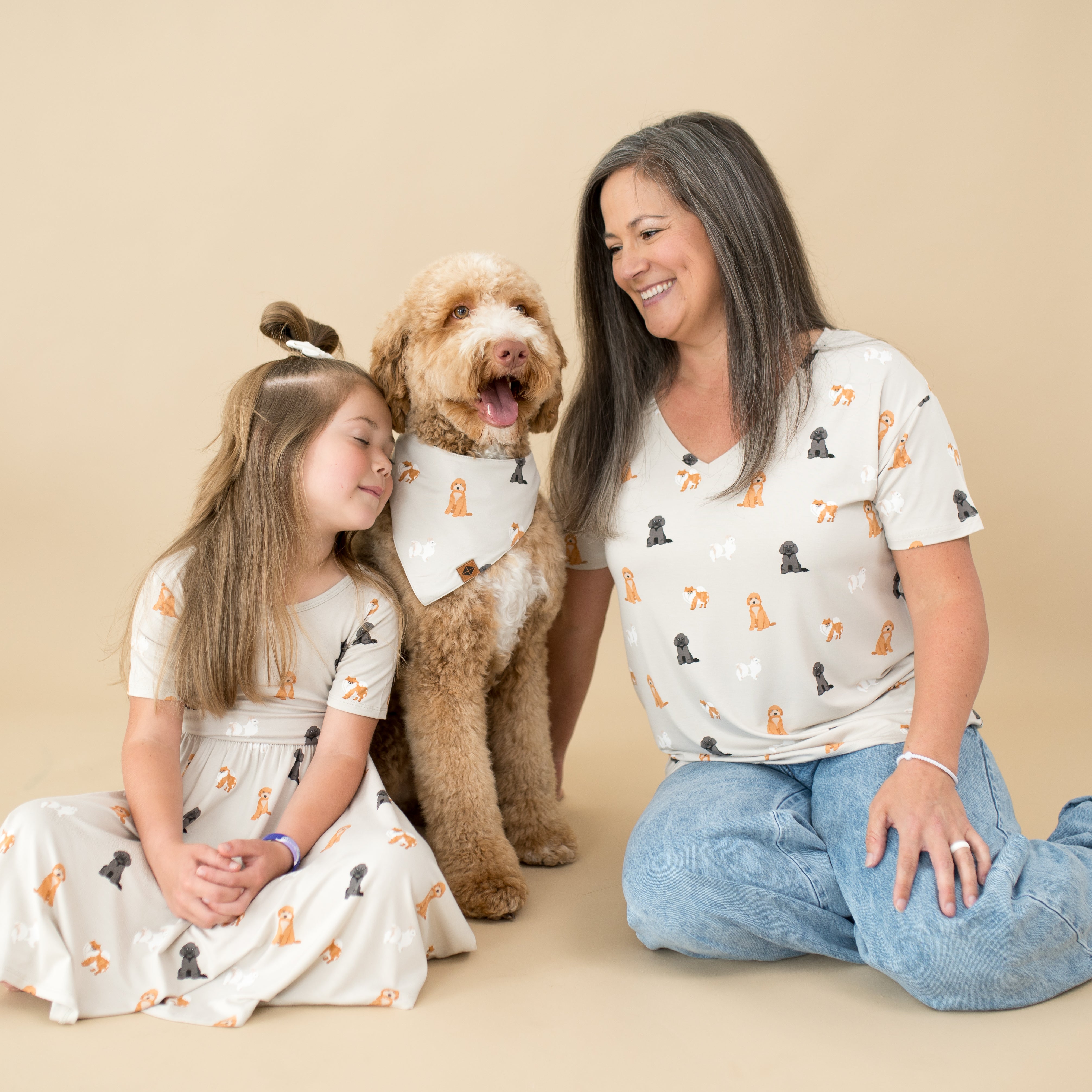 Twirl Dress in Fluffy Dog