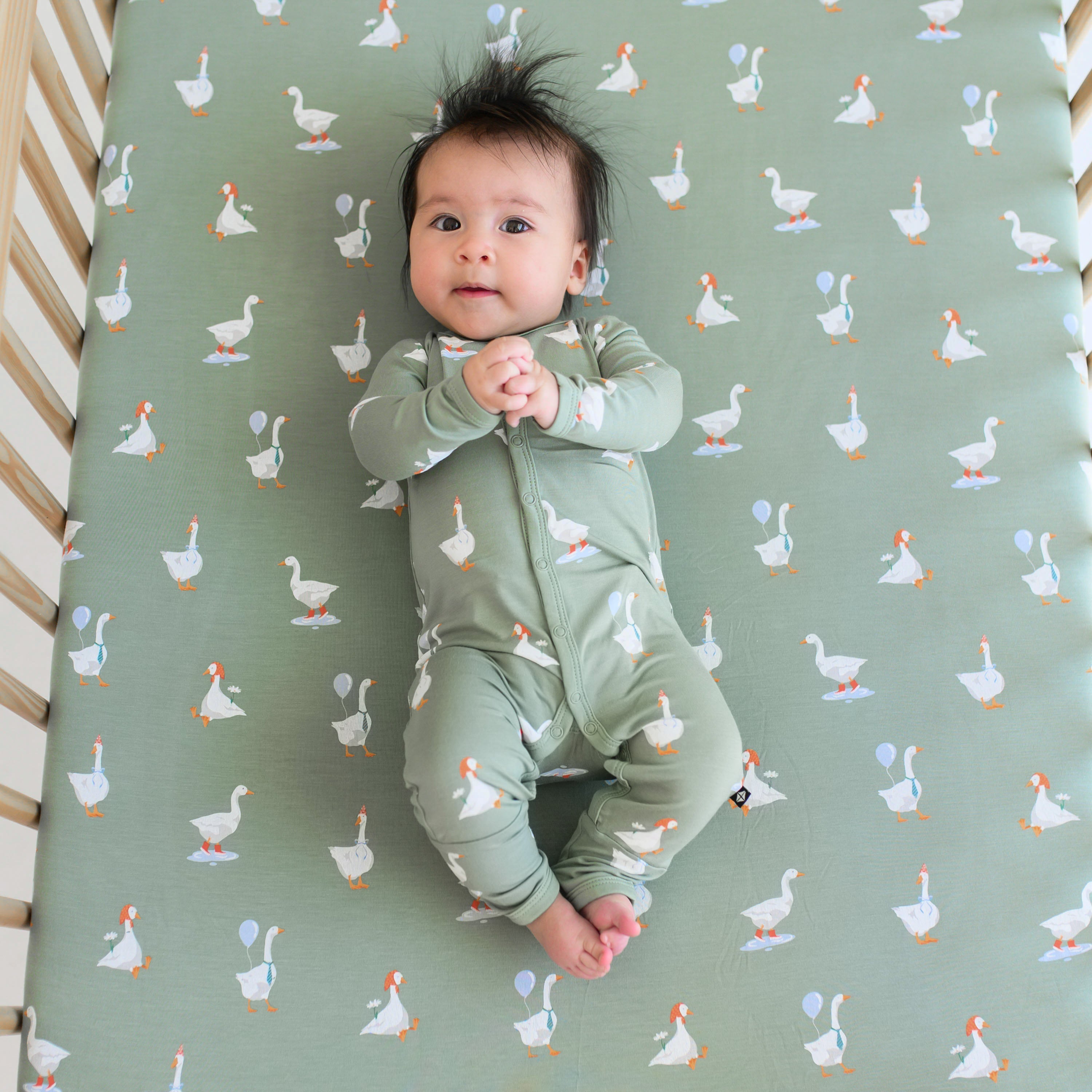 Romper in Silly Goose