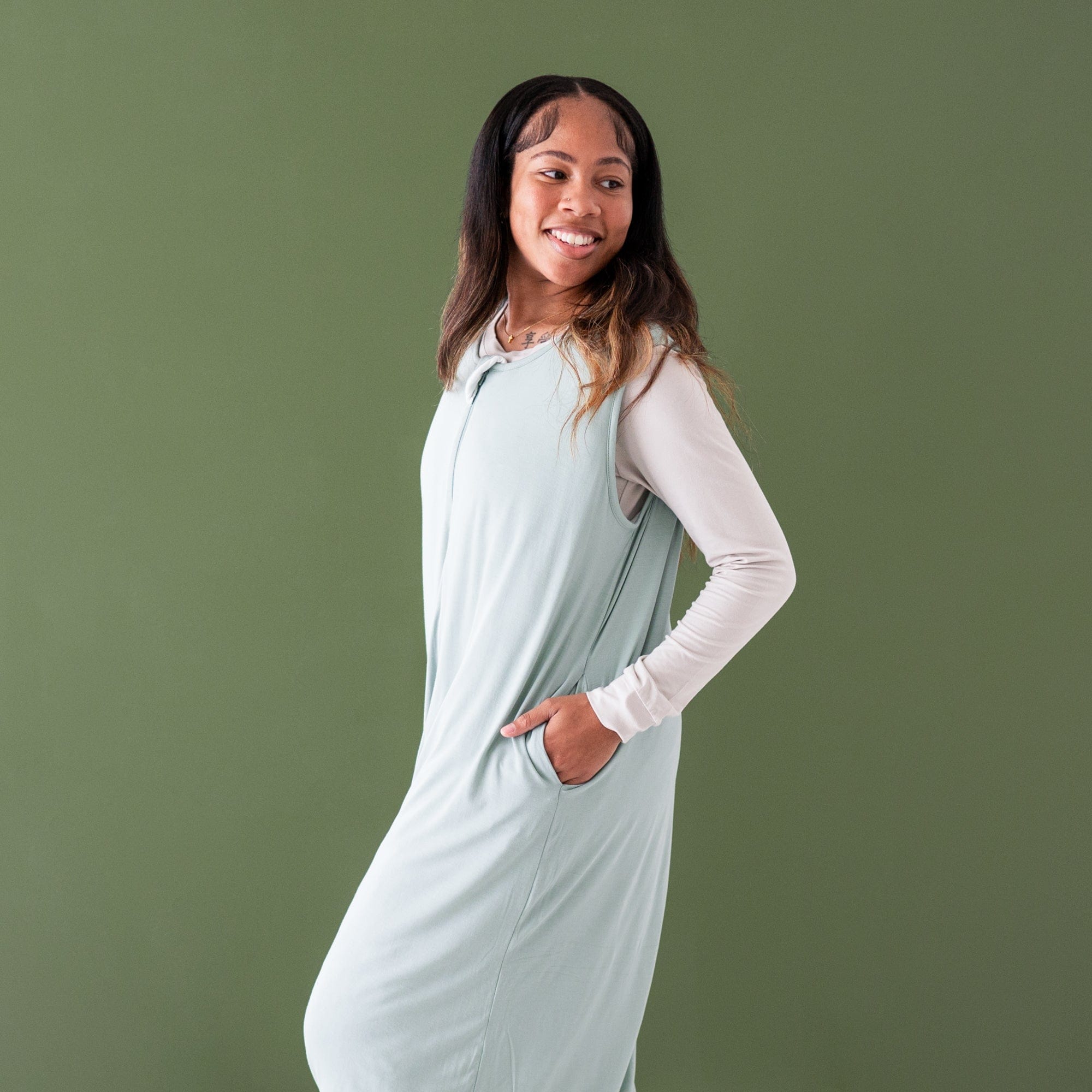 Adult Sleep Bag Walker in Sage