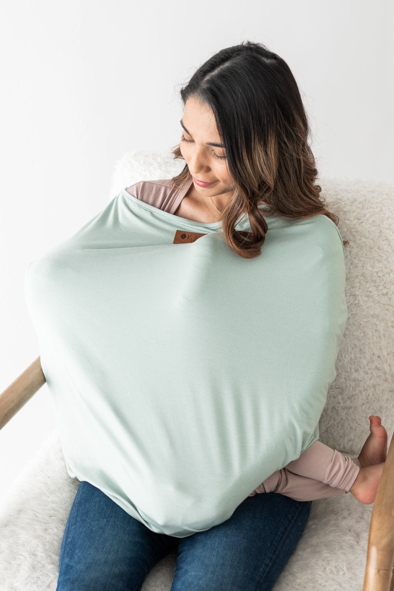 Car Seat Cover in Sage