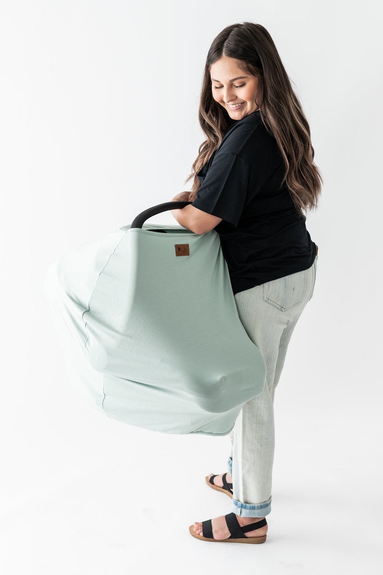 Car Seat Cover in Sage