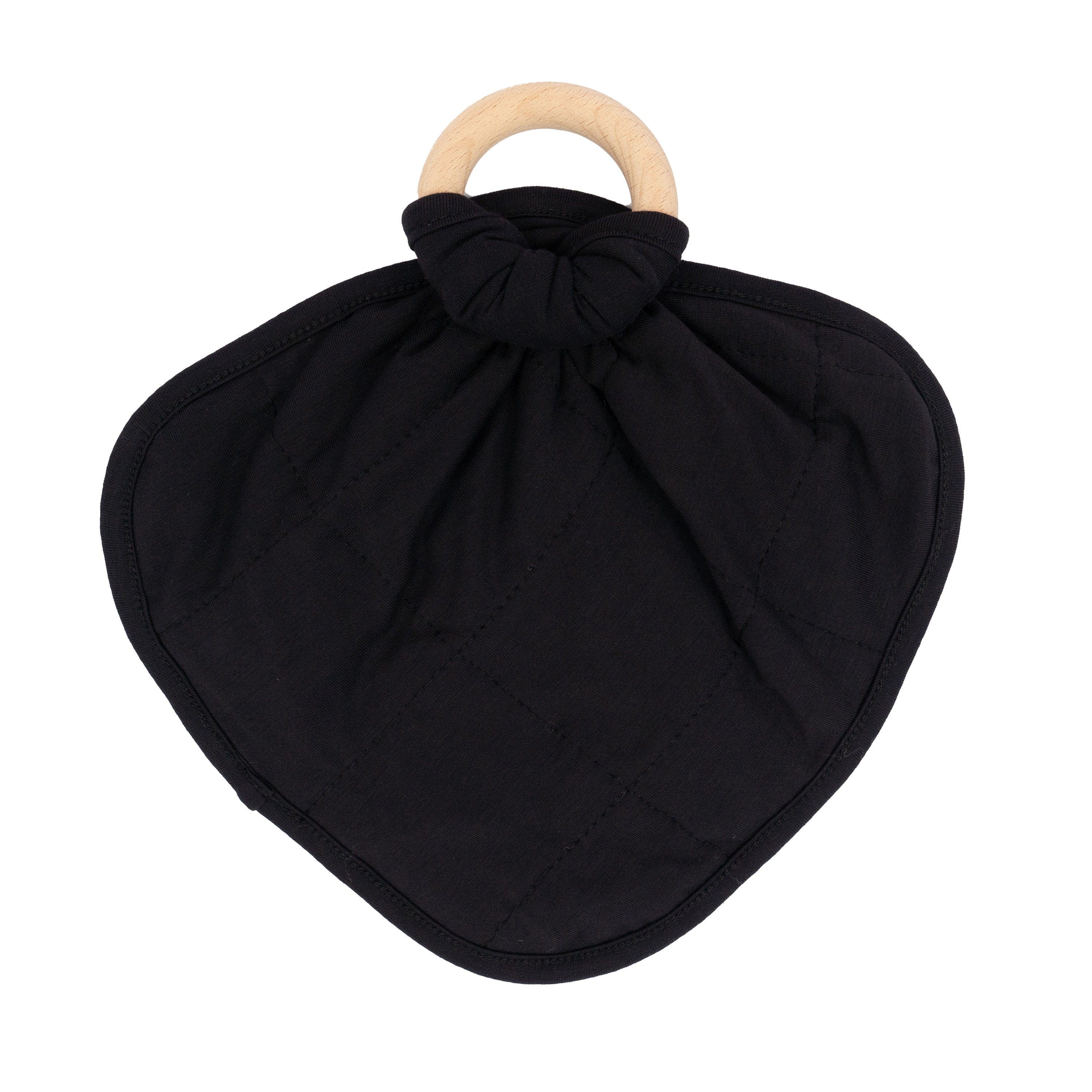 Lovey in Midnight with Removable Wooden Teething Ring