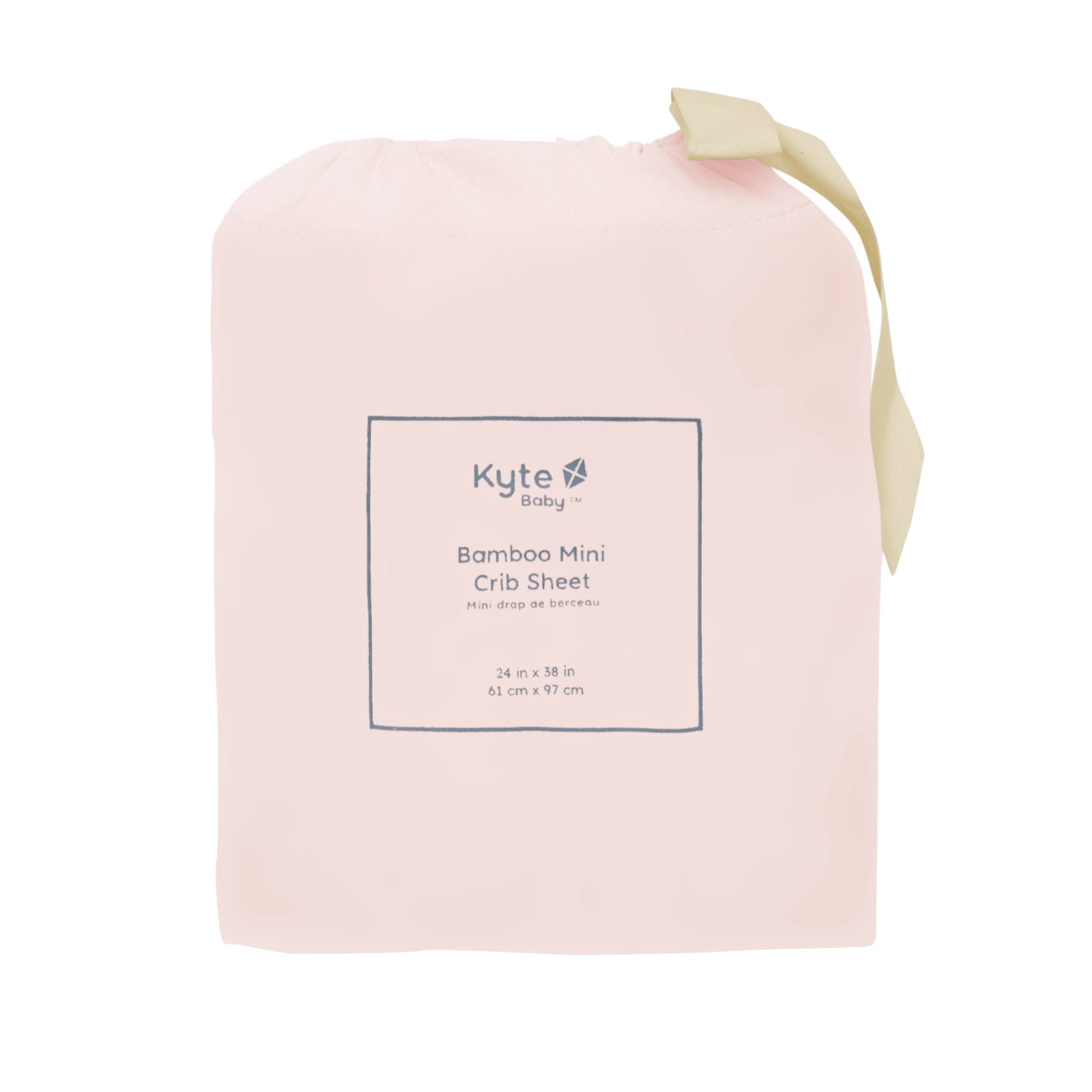 Mini Crib Sheet in Blush