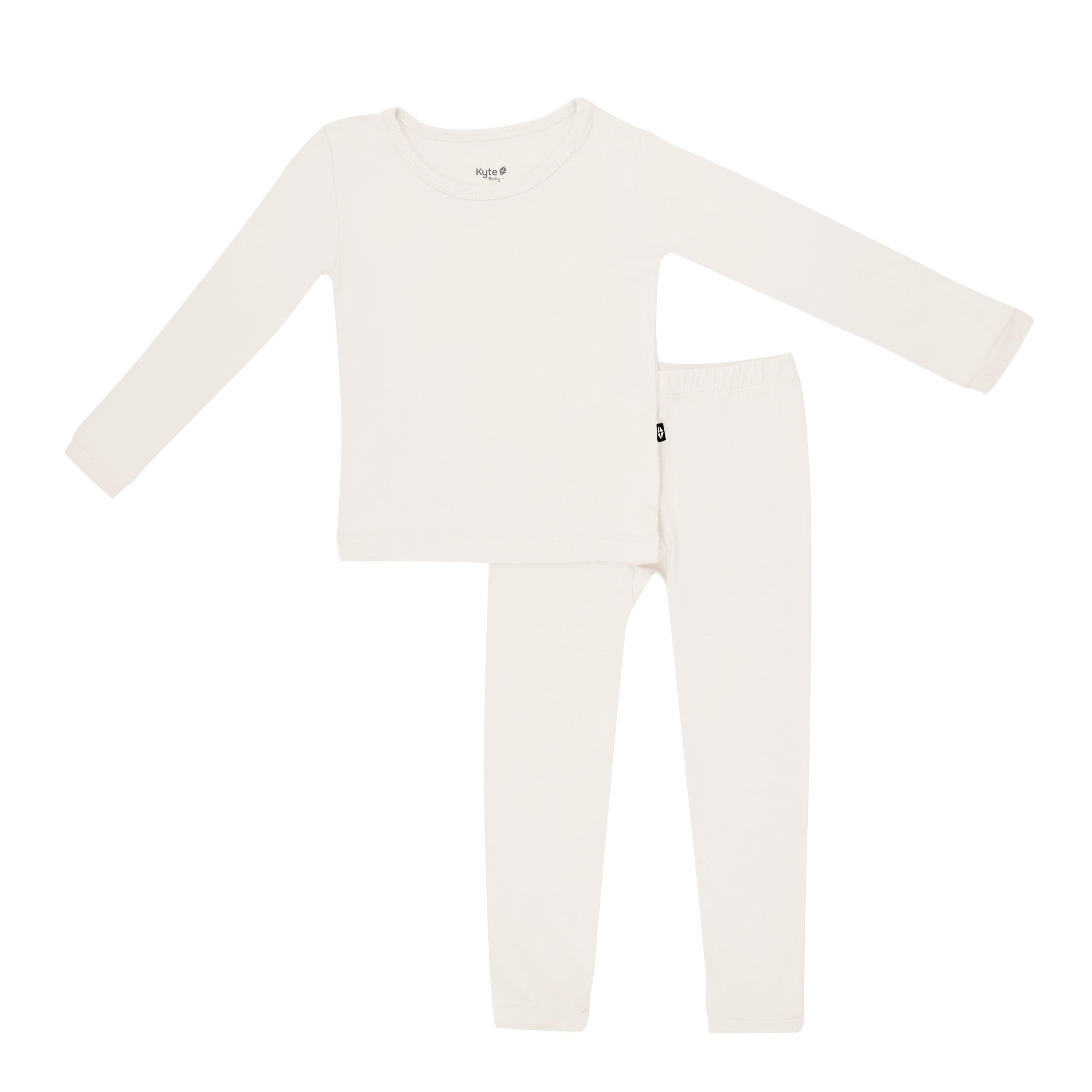 Long Sleeve Pajamas in Oat
