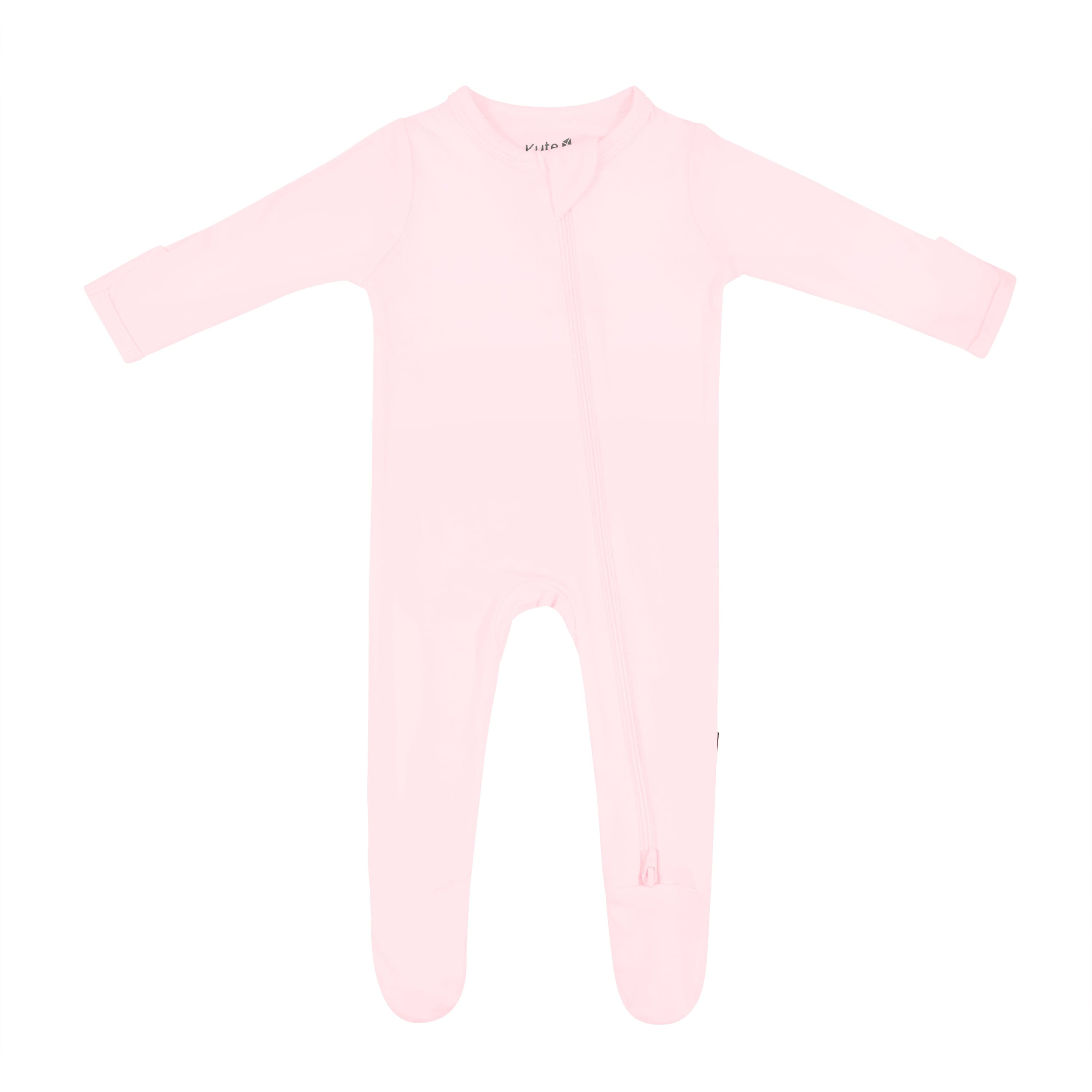 Zippered Footie in Sakura