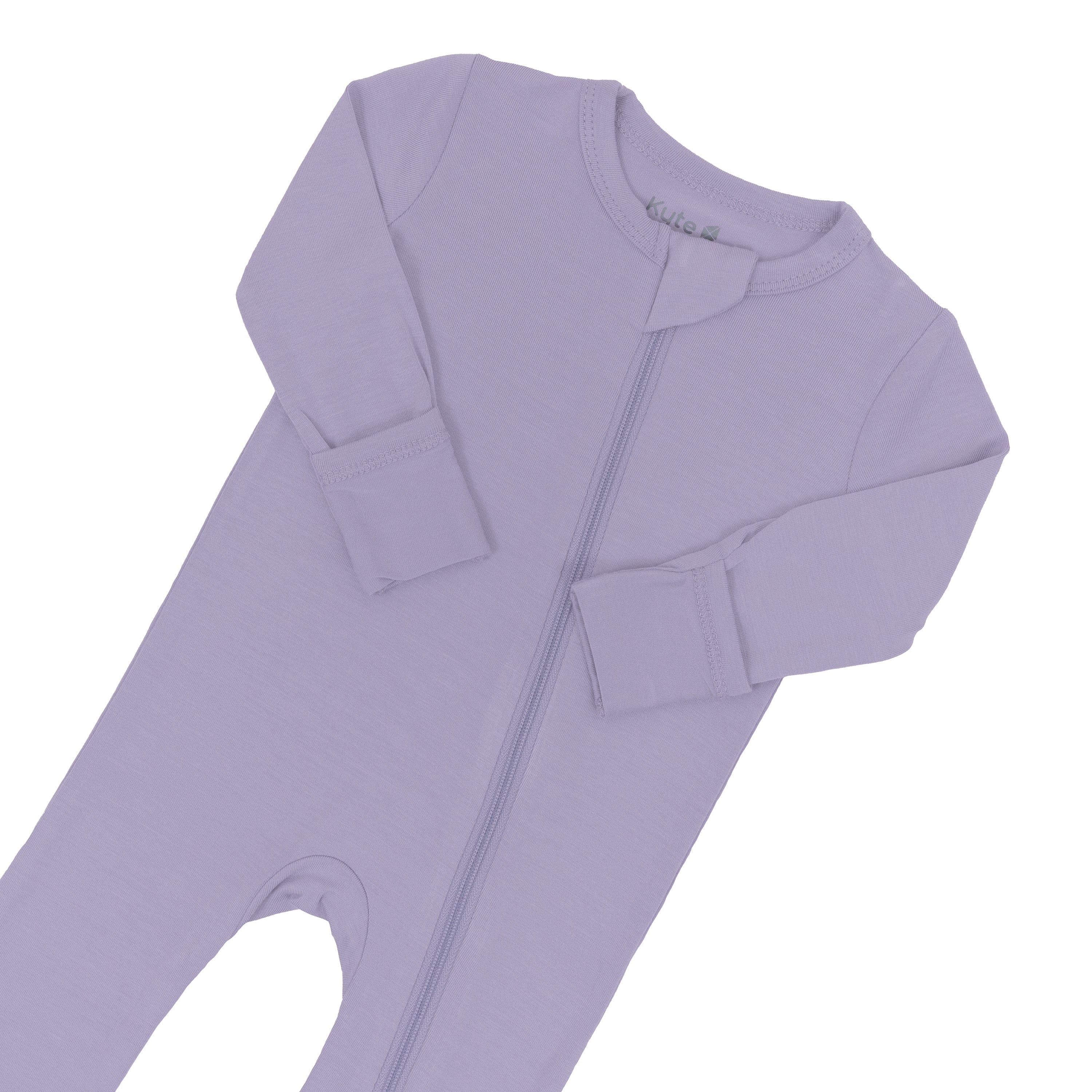 Zippered Romper in Taro