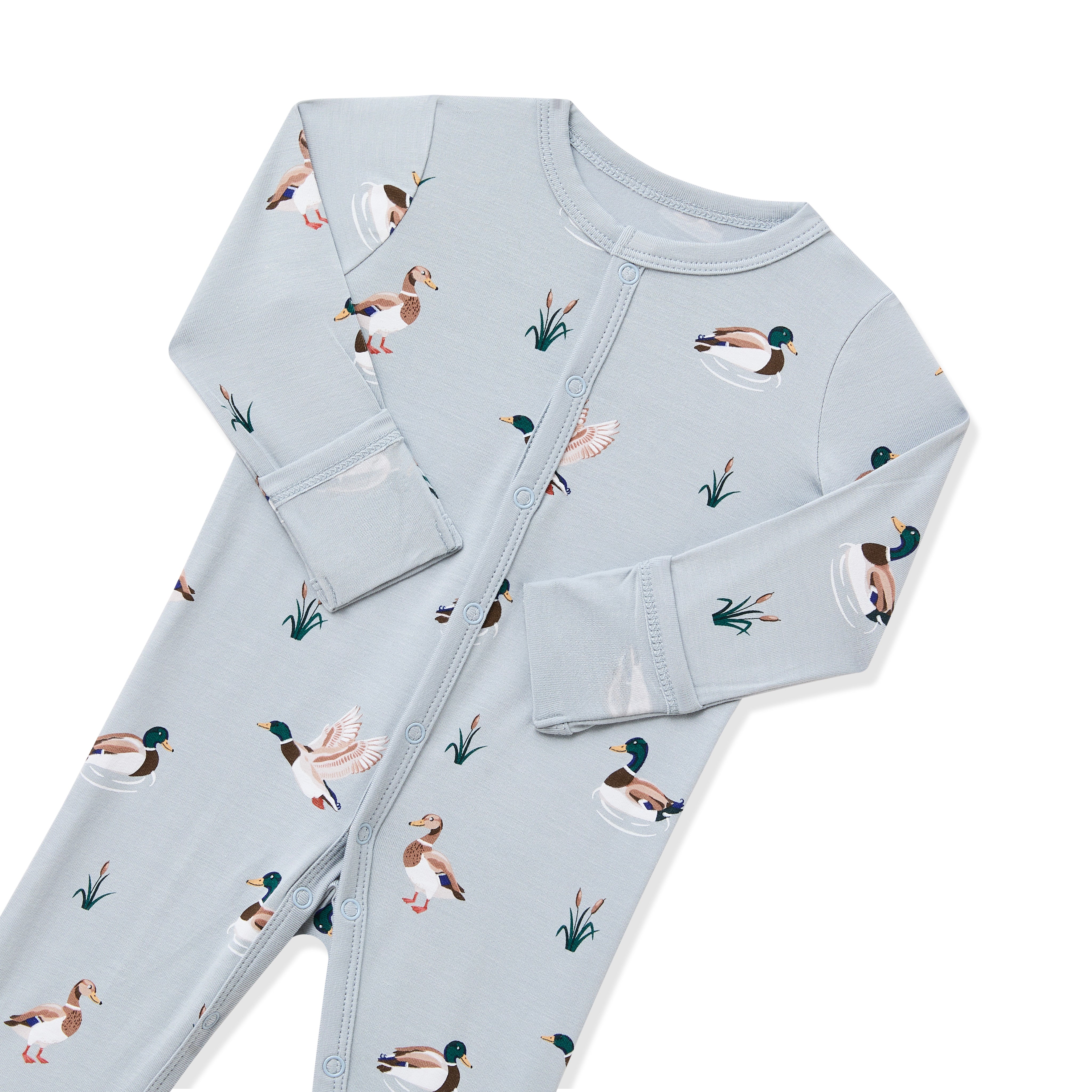 Romper in Mallard Duck