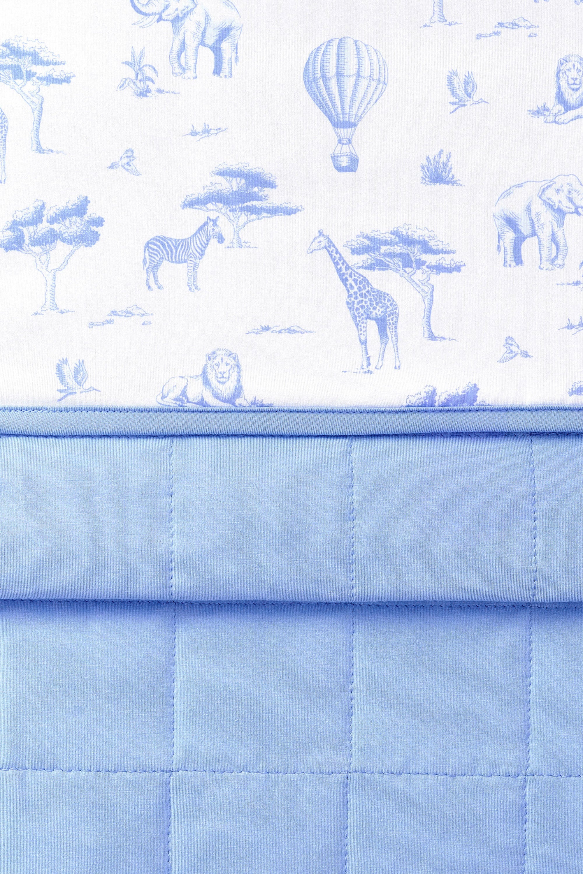 Toddler Blanket in Toile Safari 1.0