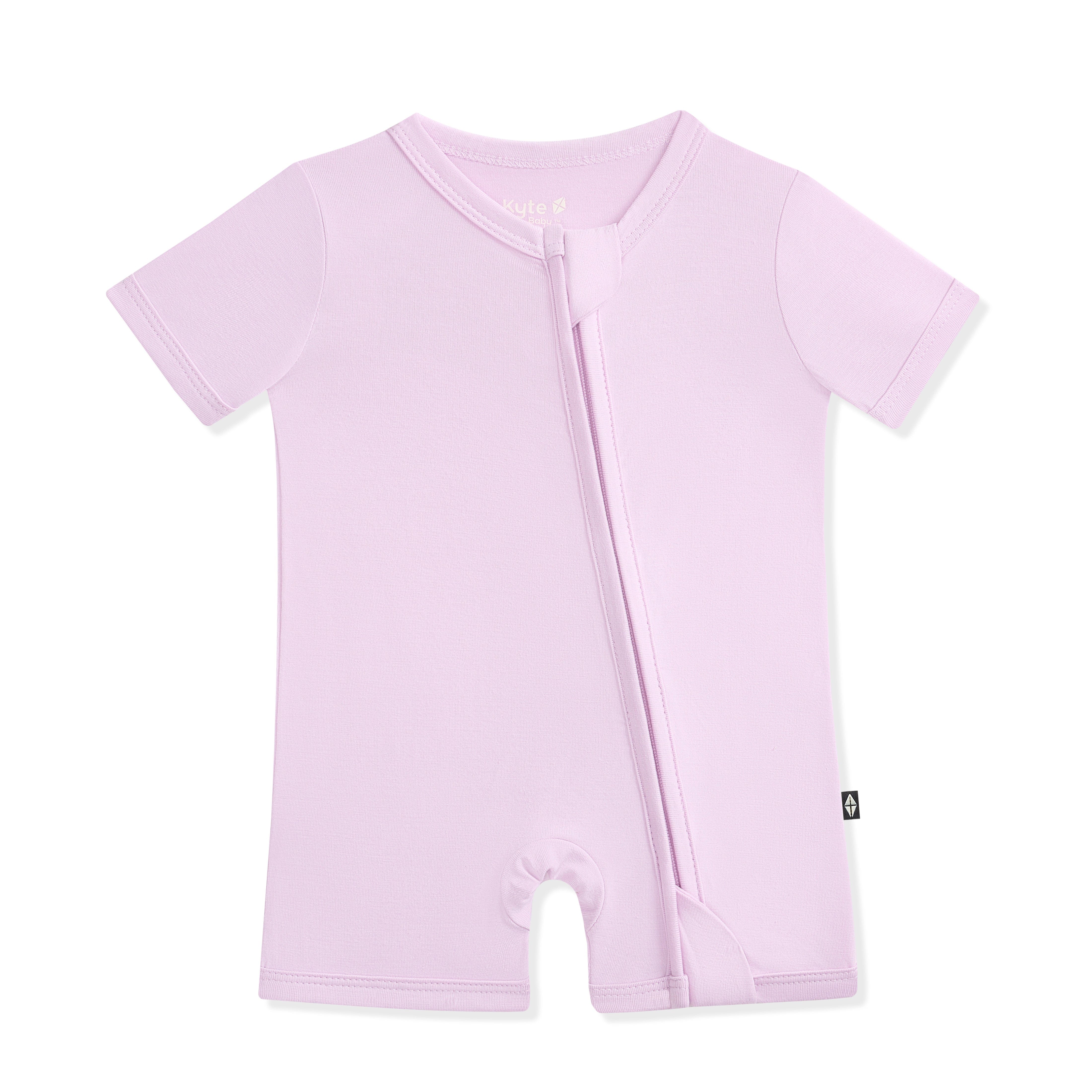 Zipper Shortall Romper in Thistle