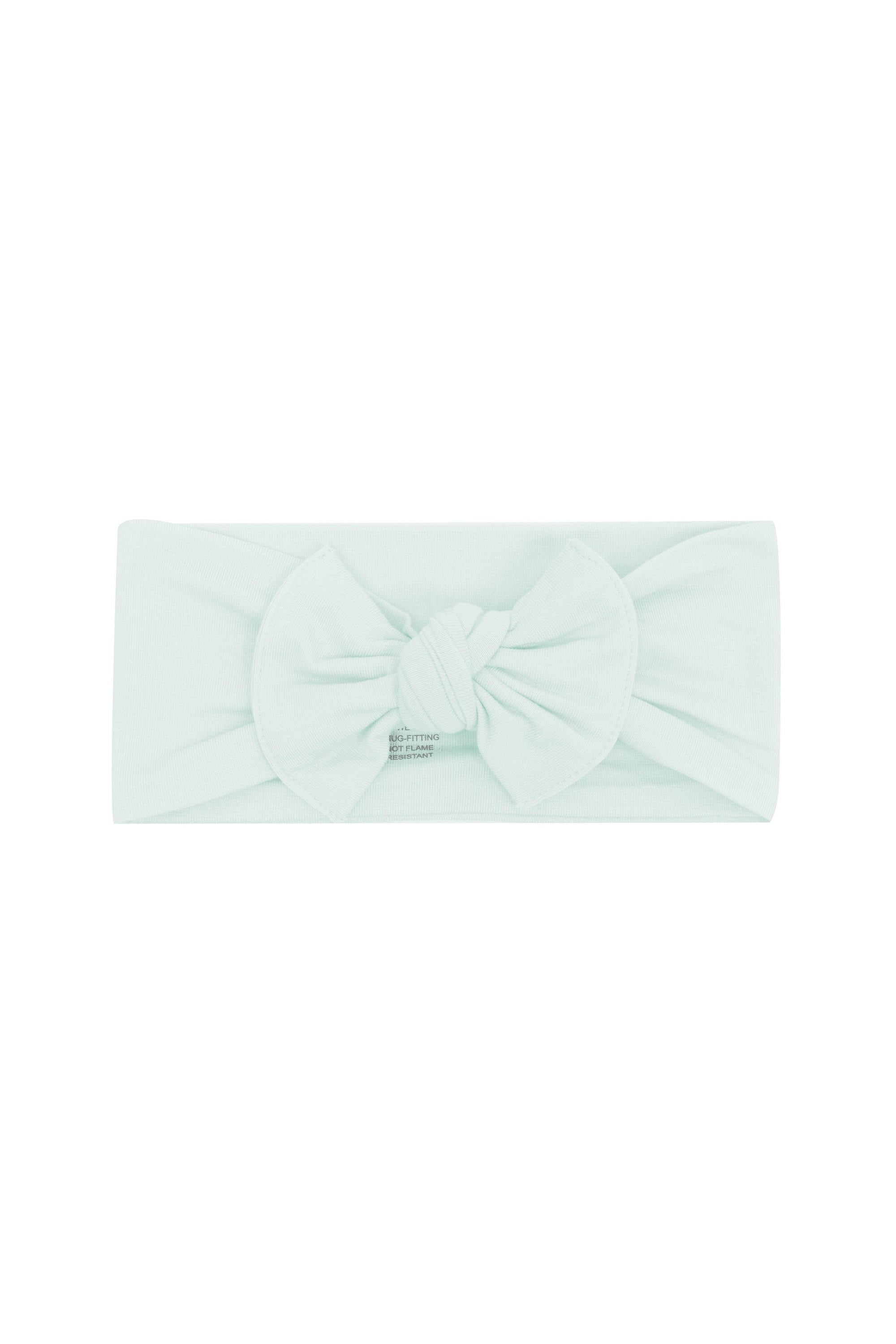 Knotted Bow Headband in Dew
